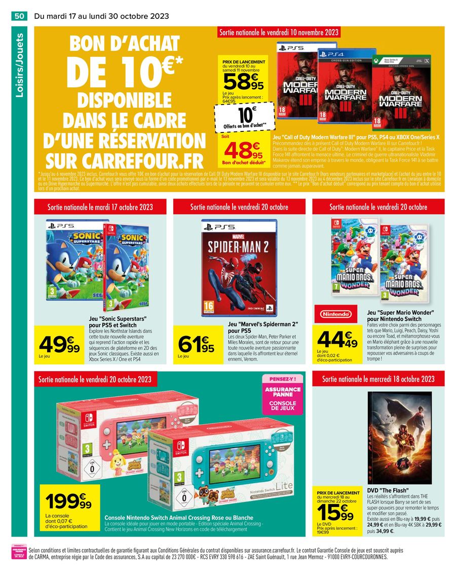 Catalogue Carrefour 17 – 30 Octobre 2023 Page 54