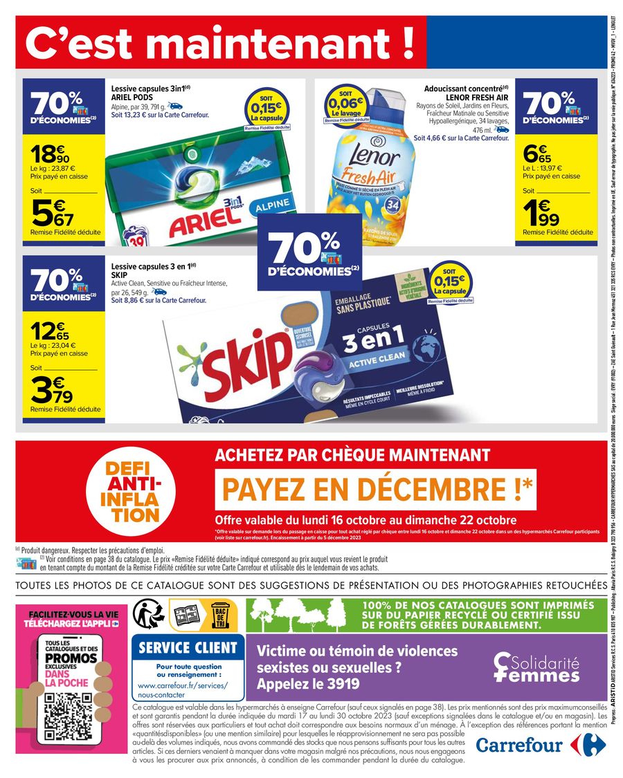 Catalogue Carrefour 17 – 30 Octobre 2023 Page 66