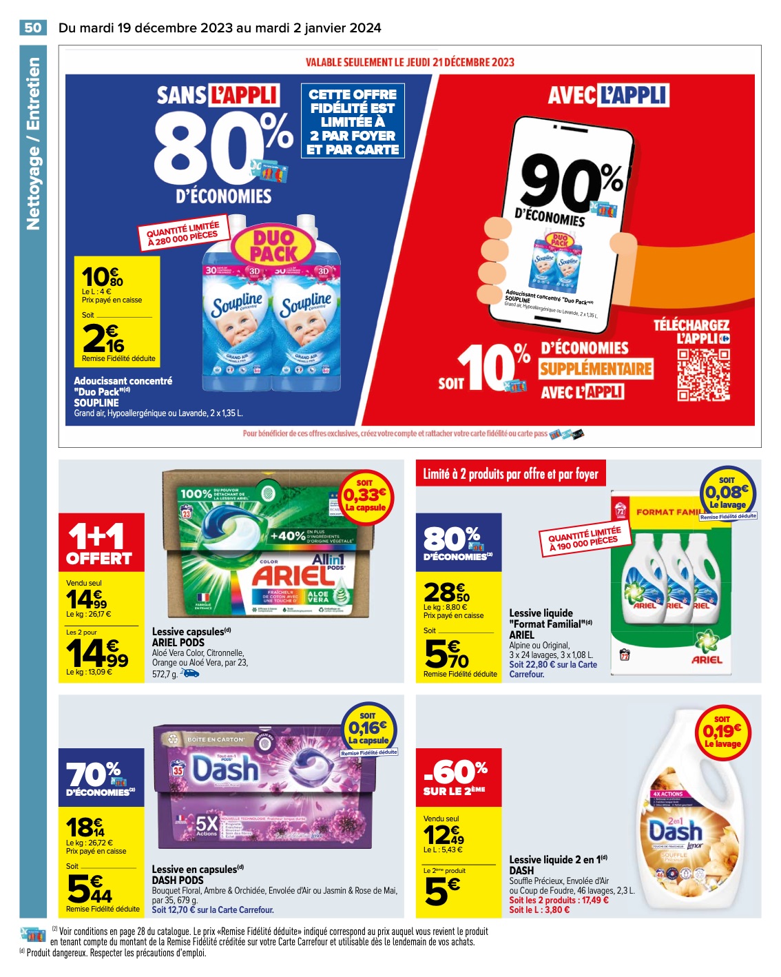 Catalogue Carrefour 19 Déc – 2 Jan 2024 Page 52