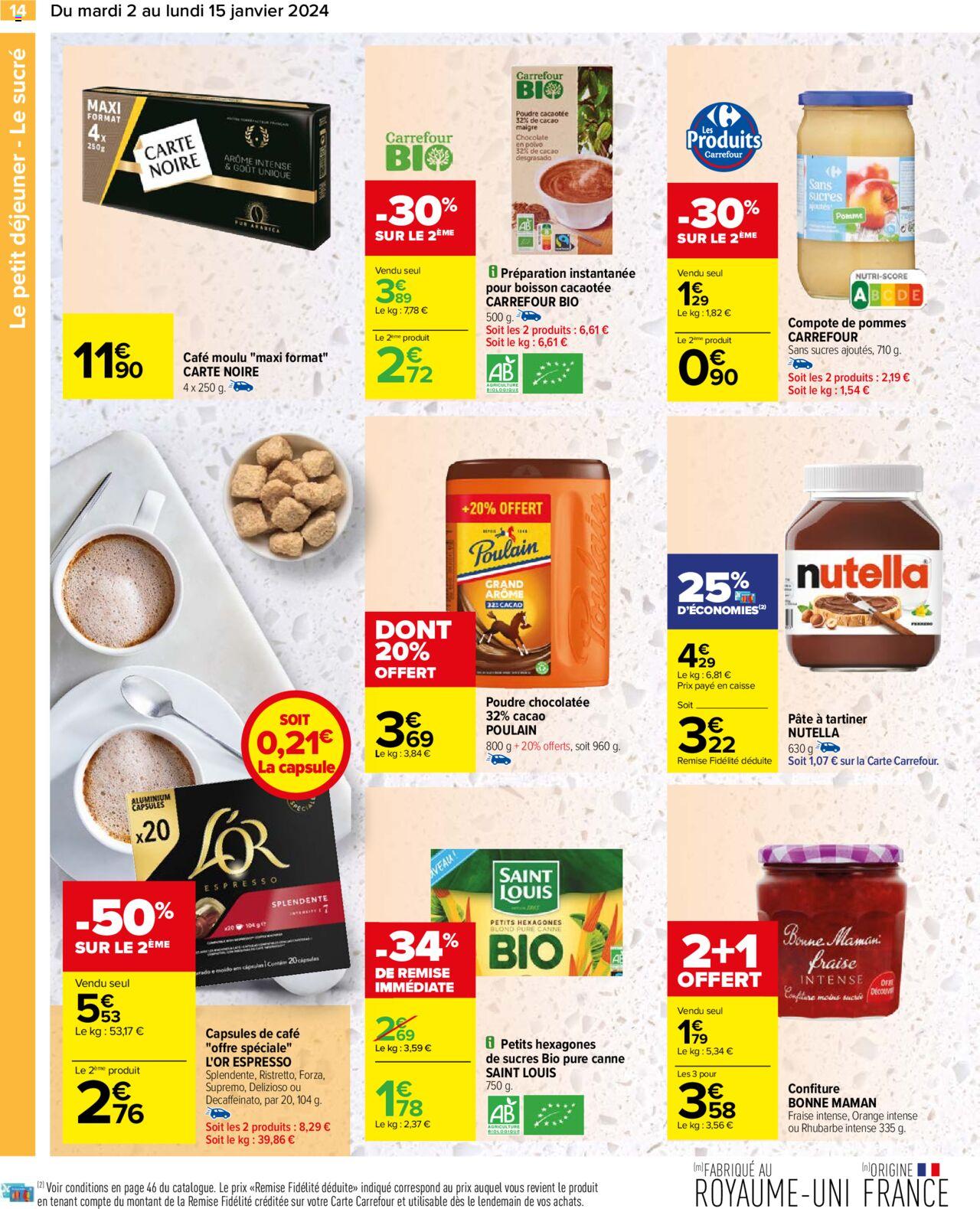 Catalogue Carrefour 2 – 15 Janvier 2024 Page 16