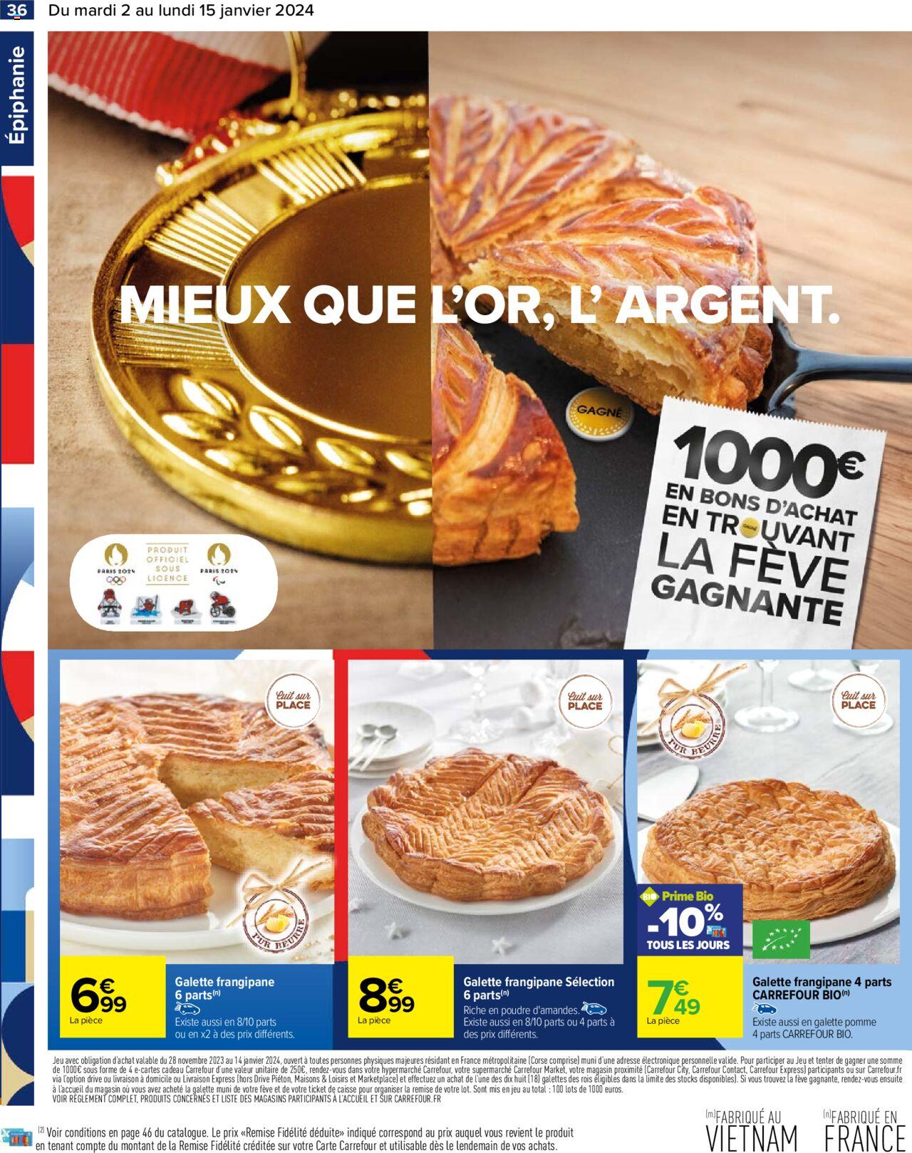 Catalogue Carrefour 2 – 15 Janvier 2024 Page 38