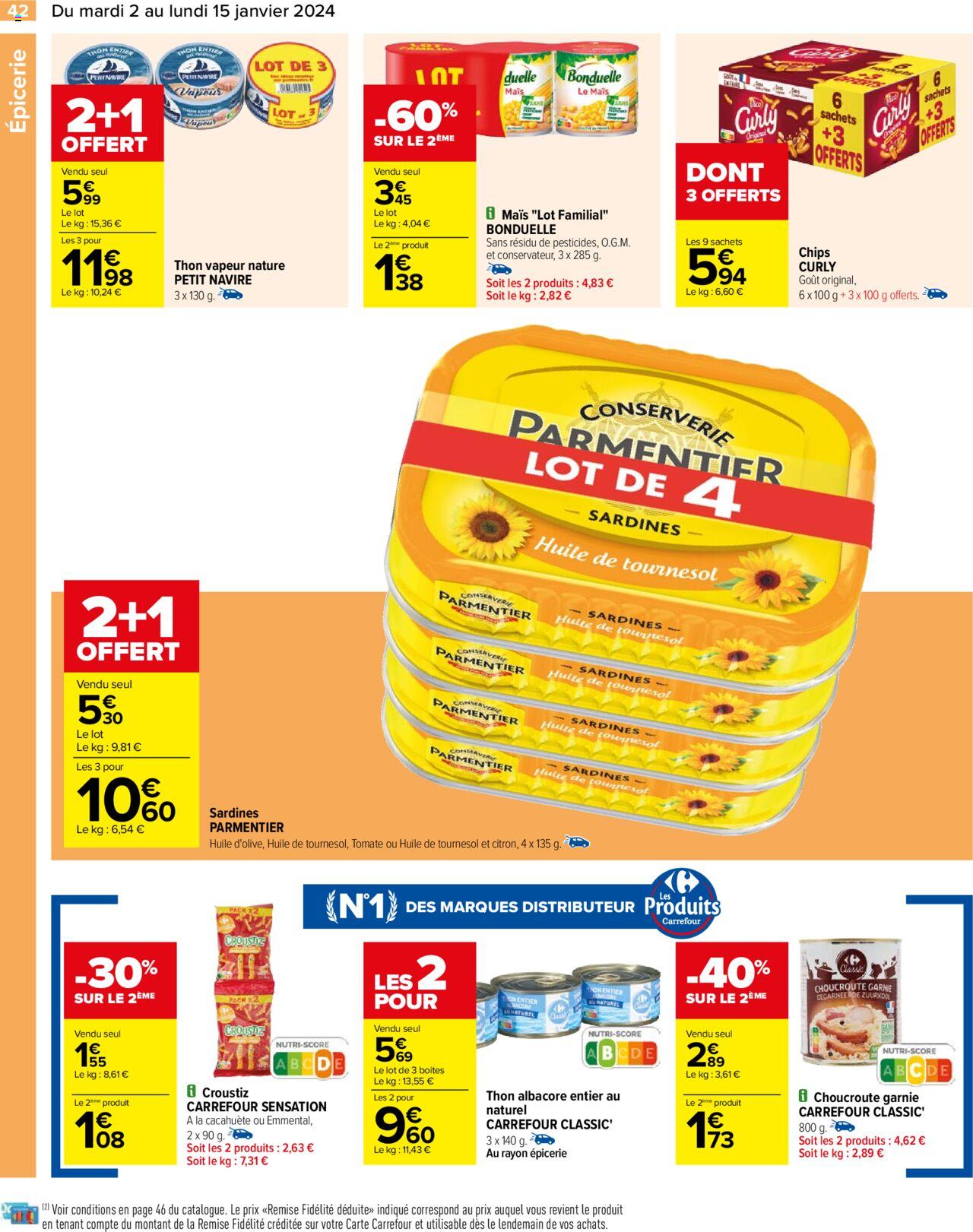 Catalogue Carrefour 2 – 15 Janvier 2024 Page 44