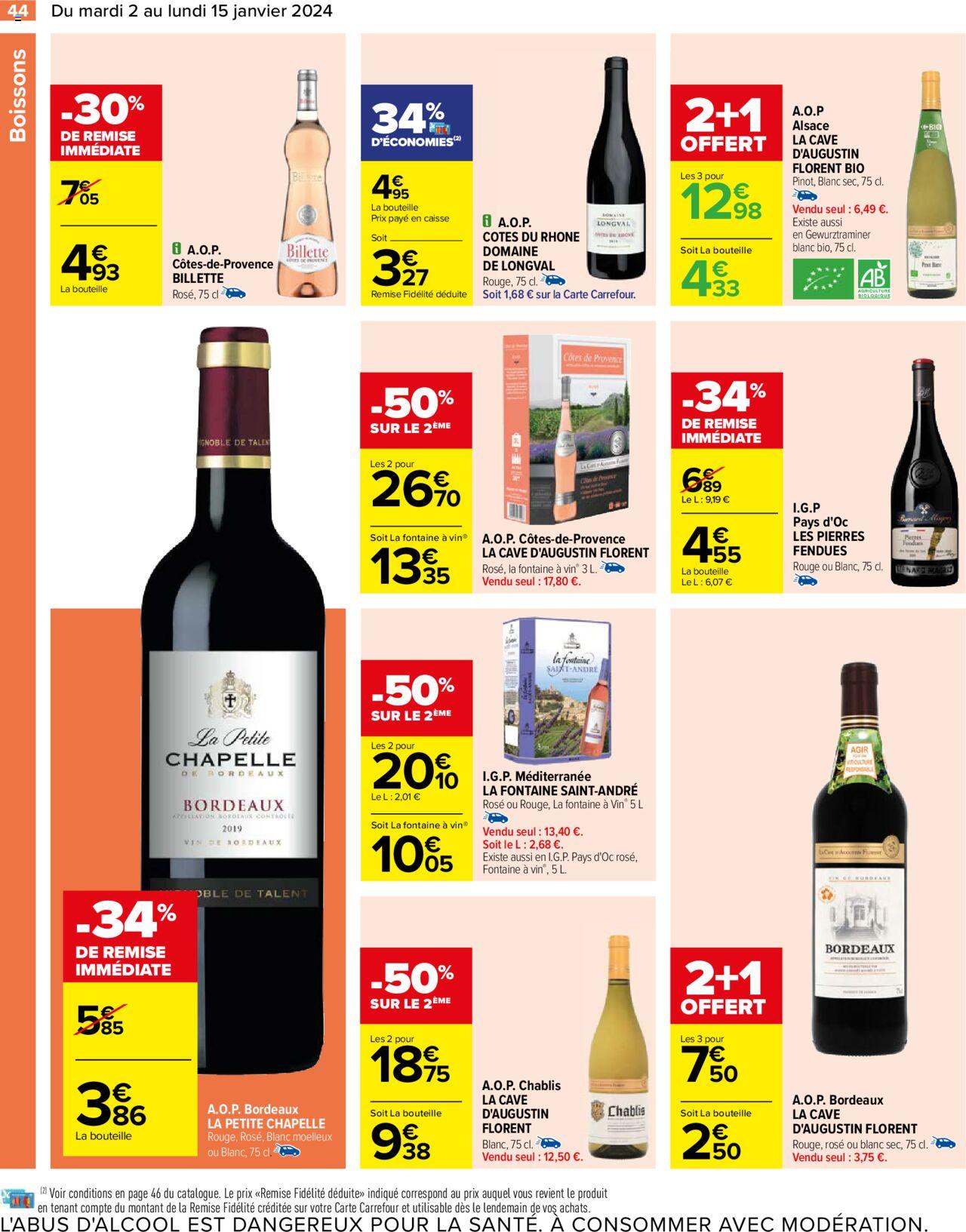 Catalogue Carrefour 2 – 15 Janvier 2024 Page 46