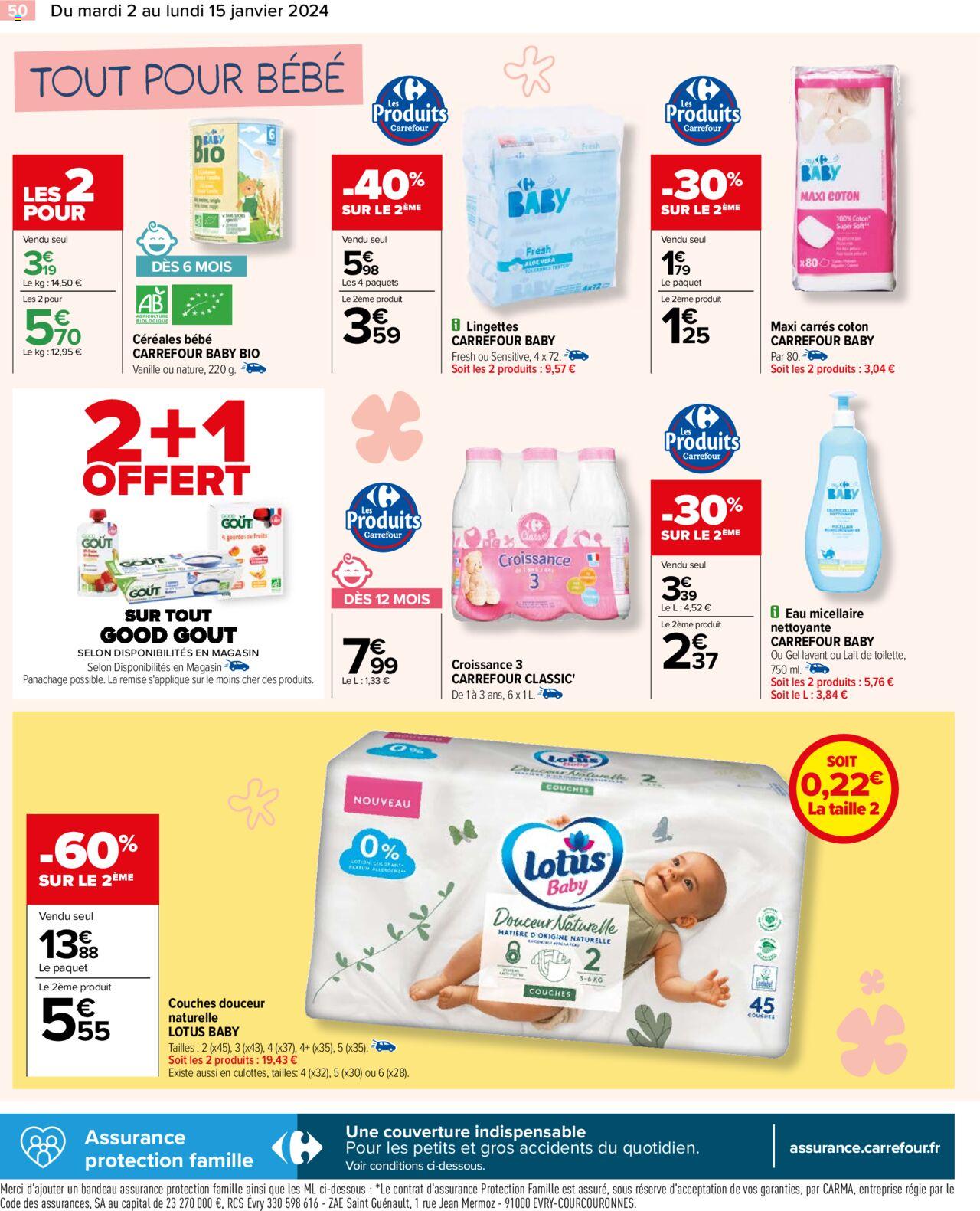Catalogue Carrefour 2 – 15 Janvier 2024 Page 52
