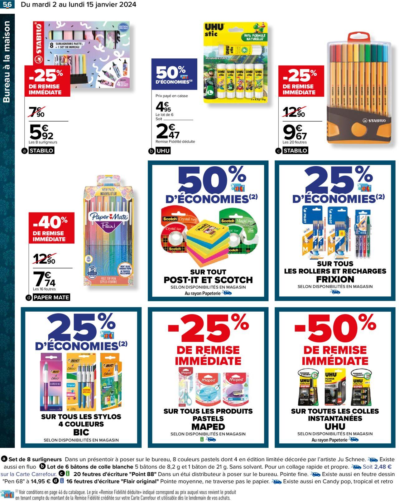 Catalogue Carrefour 2 – 15 Janvier 2024 Page 58