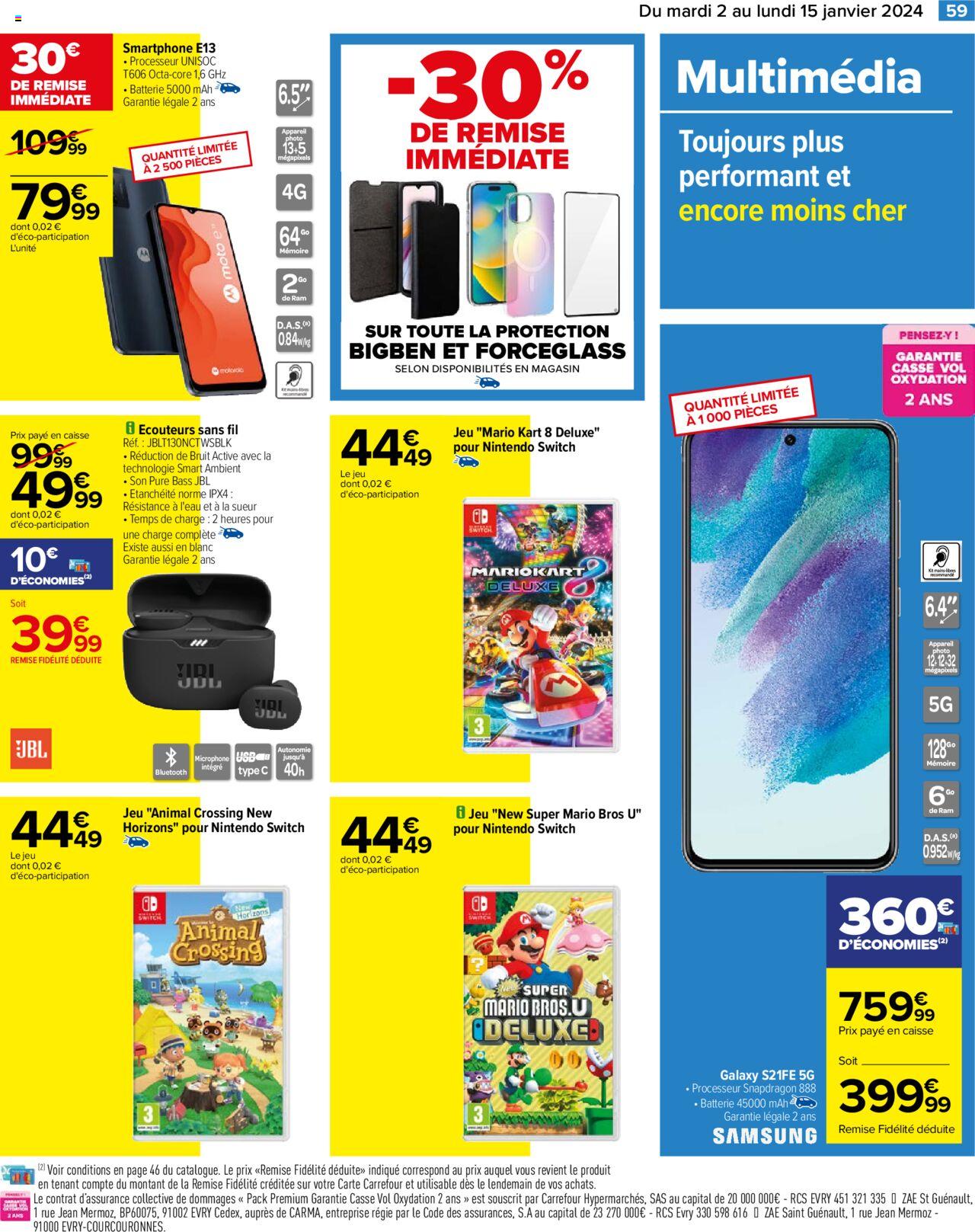 Catalogue Carrefour 2 – 15 Janvier 2024 Page 61