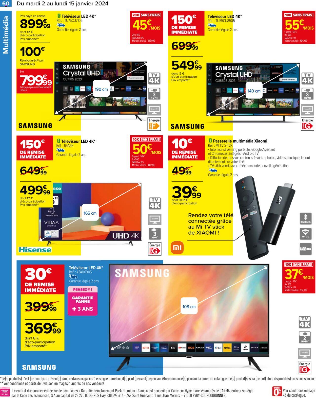 Catalogue Carrefour 2 – 15 Janvier 2024 Page 62