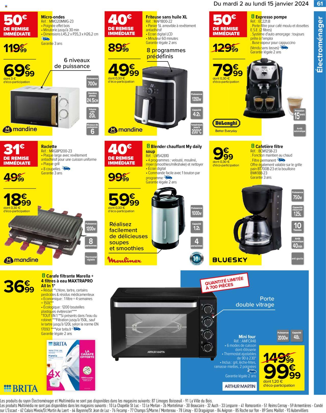 Catalogue Carrefour 2 – 15 Janvier 2024 Page 63
