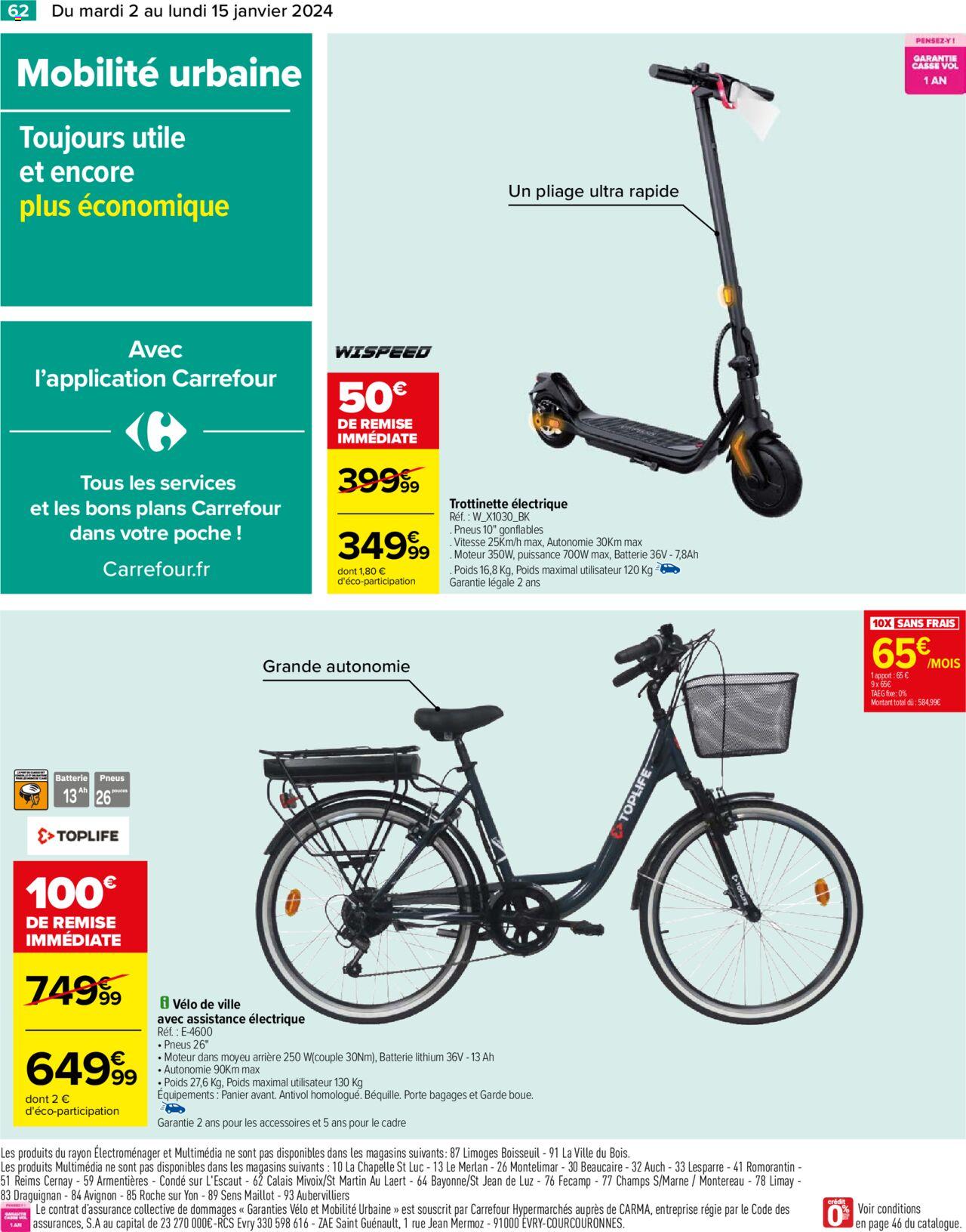 Catalogue Carrefour 2 – 15 Janvier 2024 Page 64