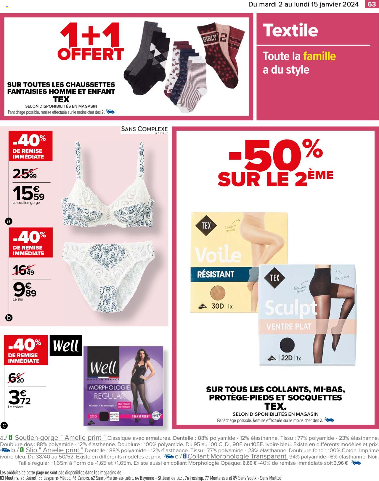 Catalogue Carrefour 2 – 15 Janvier 2024 Page 65