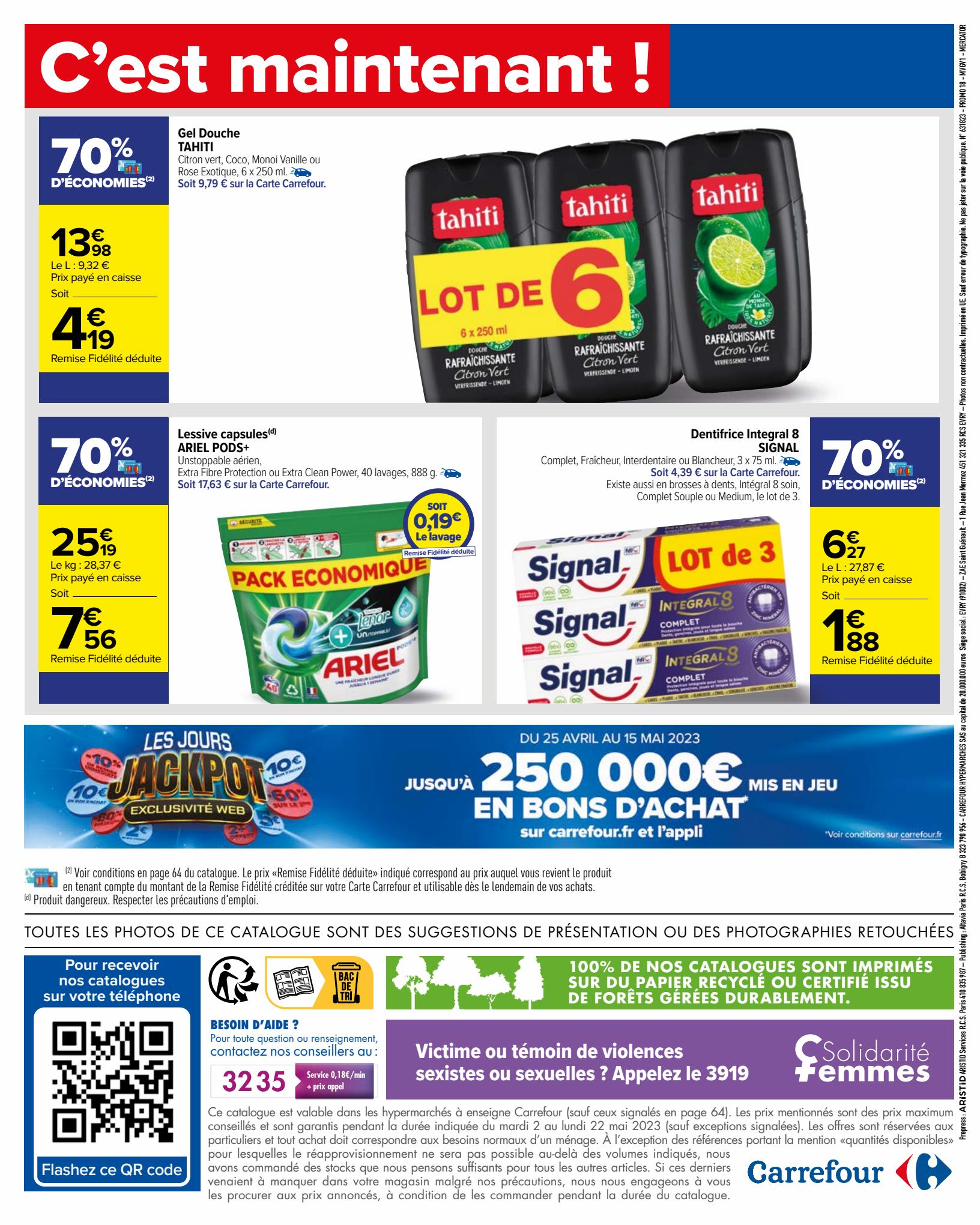 Catalogue Carrefour 2 – 15 Mai 2023 Page 74