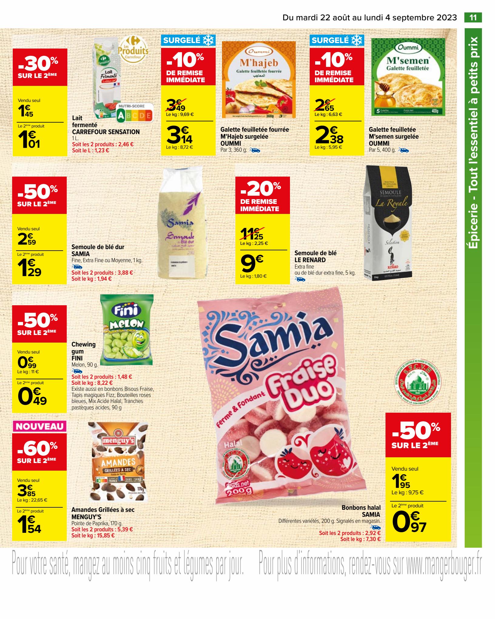 Catalogue Carrefour 22 Août – 4 Septembre 2023 Page 13