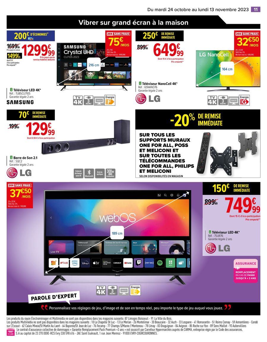 Catalogue Carrefour 24 Octobre – 13 Novembre 2023 Page 11
