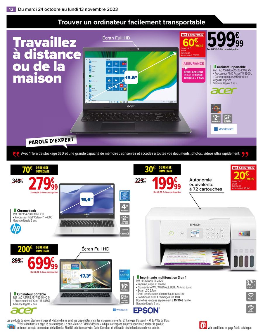 Catalogue Carrefour 24 Octobre – 13 Novembre 2023 Page 12