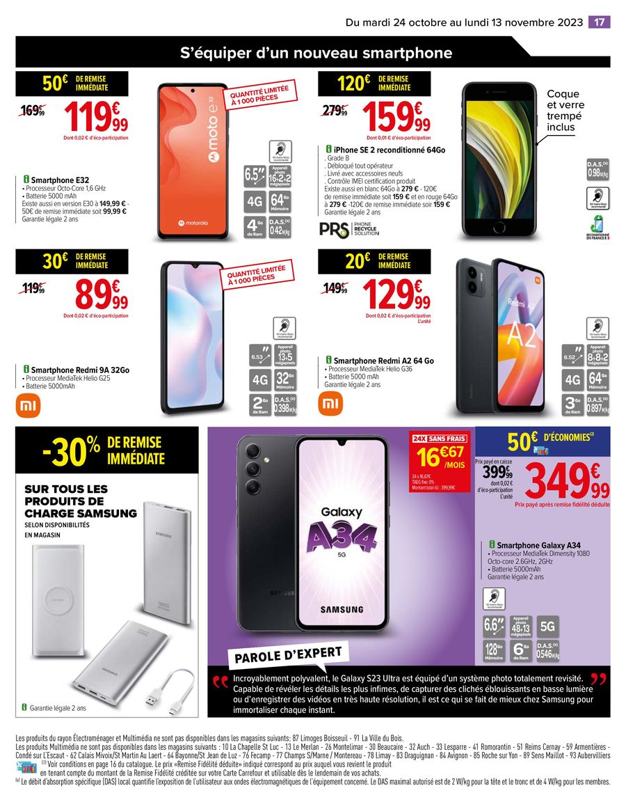 Catalogue Carrefour 24 Octobre – 13 Novembre 2023 Page 17