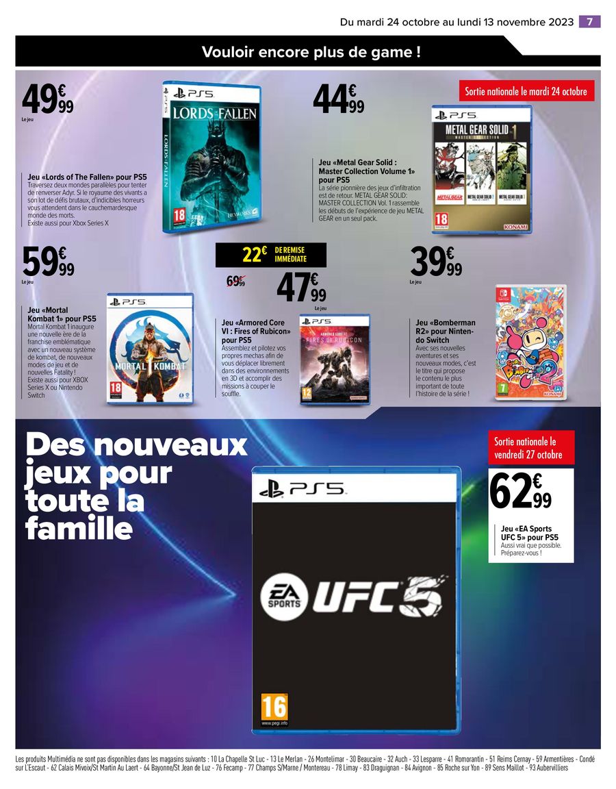 Catalogue Carrefour 24 Octobre – 13 Novembre 2023 Page 7