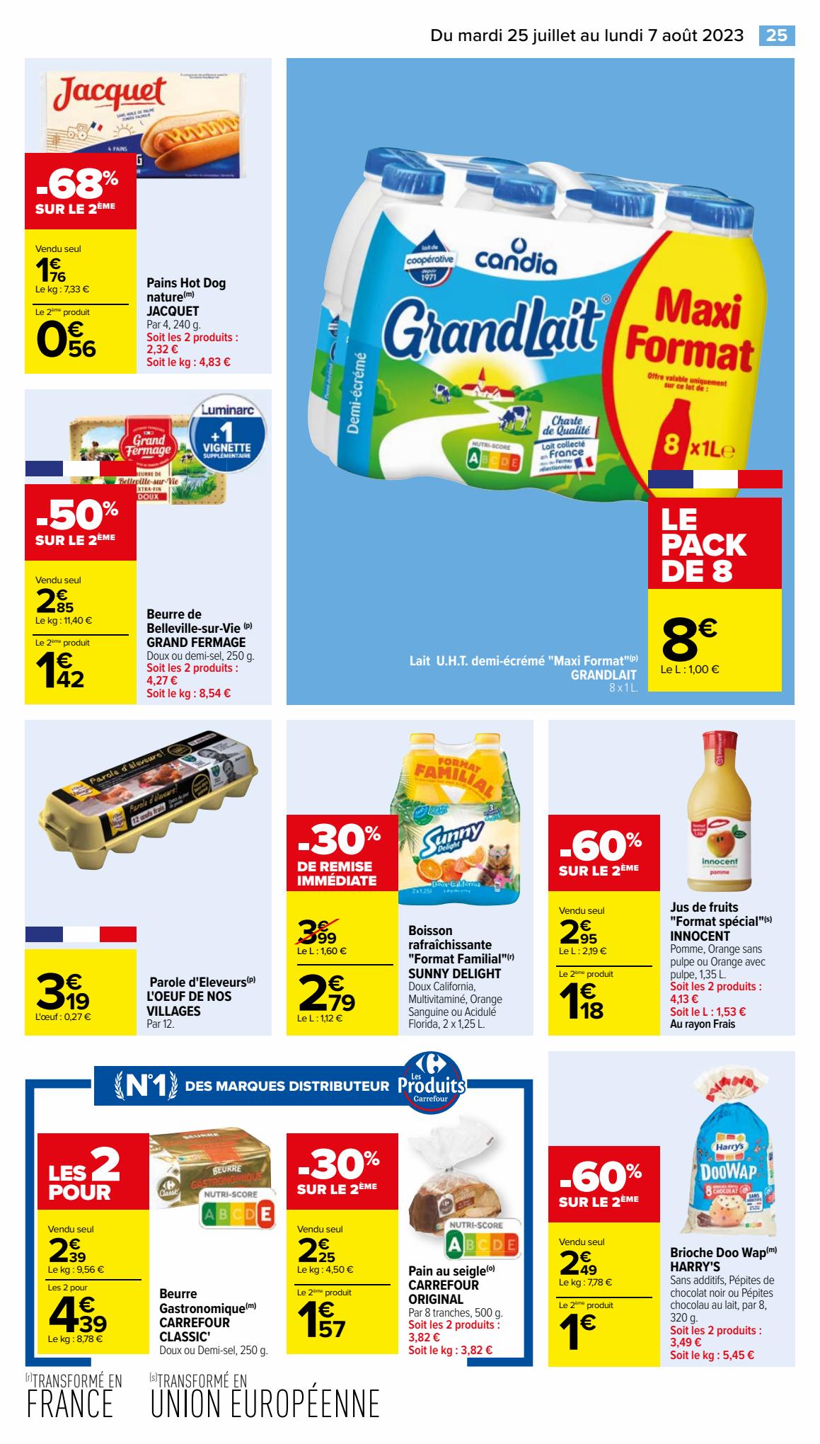 Catalogue Carrefour 25 Juillet – 7 Août 2023 Page 27