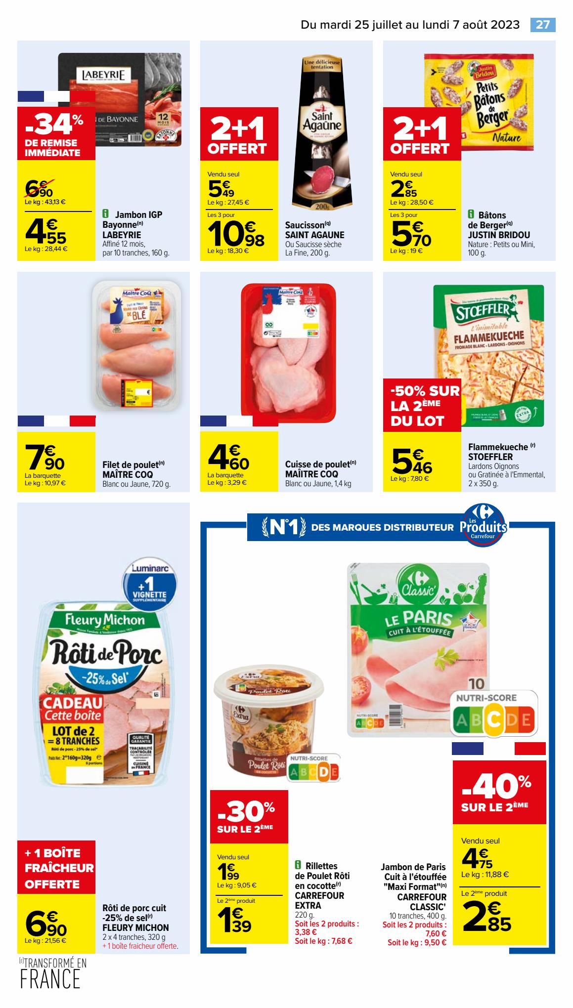 Catalogue Carrefour 25 Juillet – 7 Août 2023 Page 29