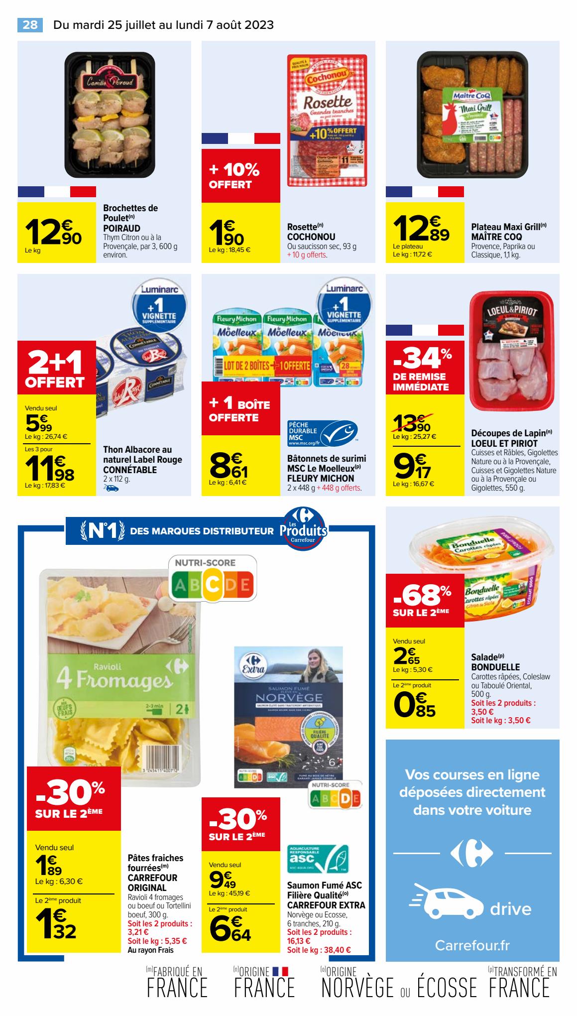 Catalogue Carrefour 25 Juillet – 7 Août 2023 Page 30