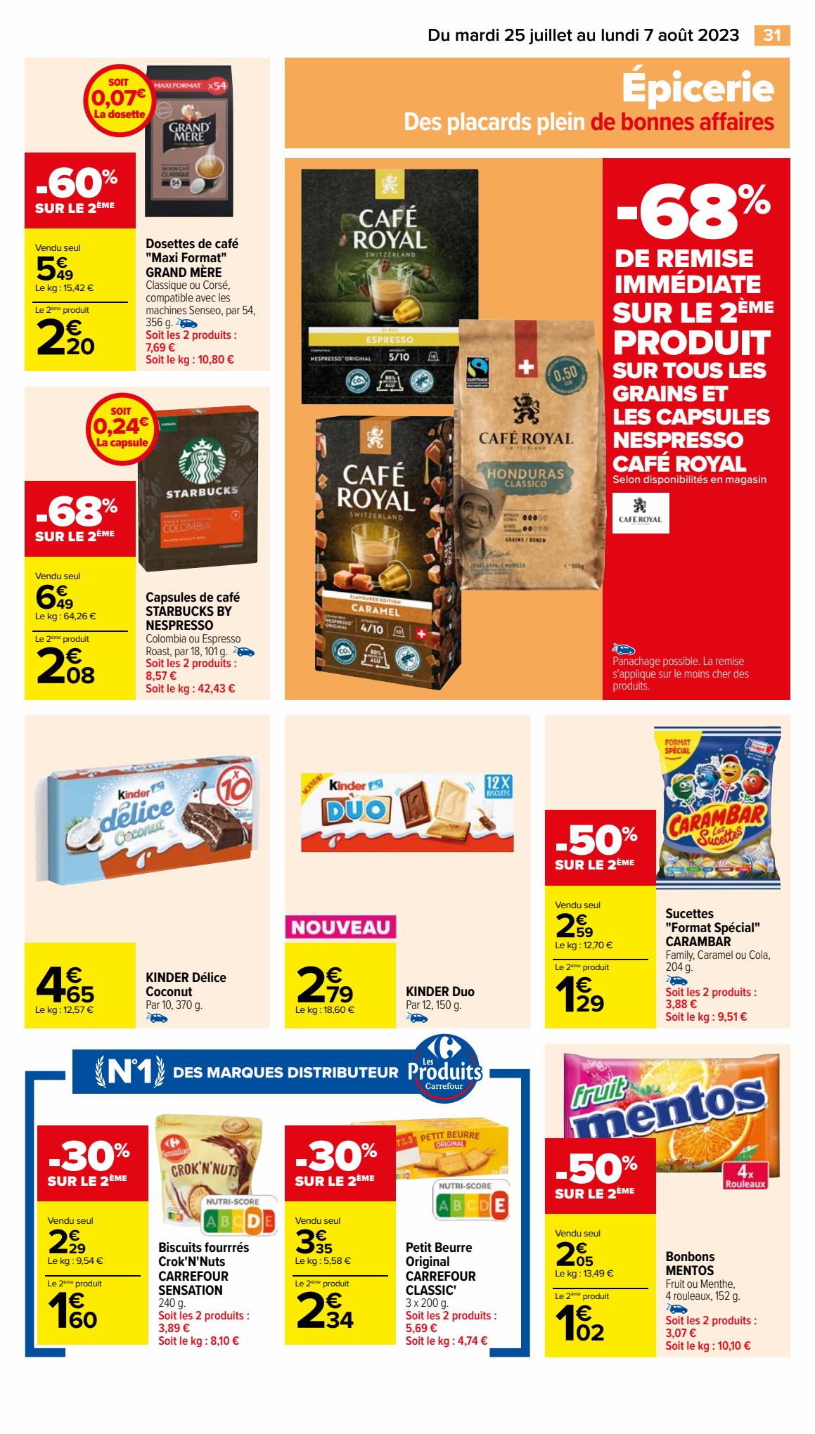 Catalogue Carrefour 25 Juillet – 7 Août 2023 Page 33