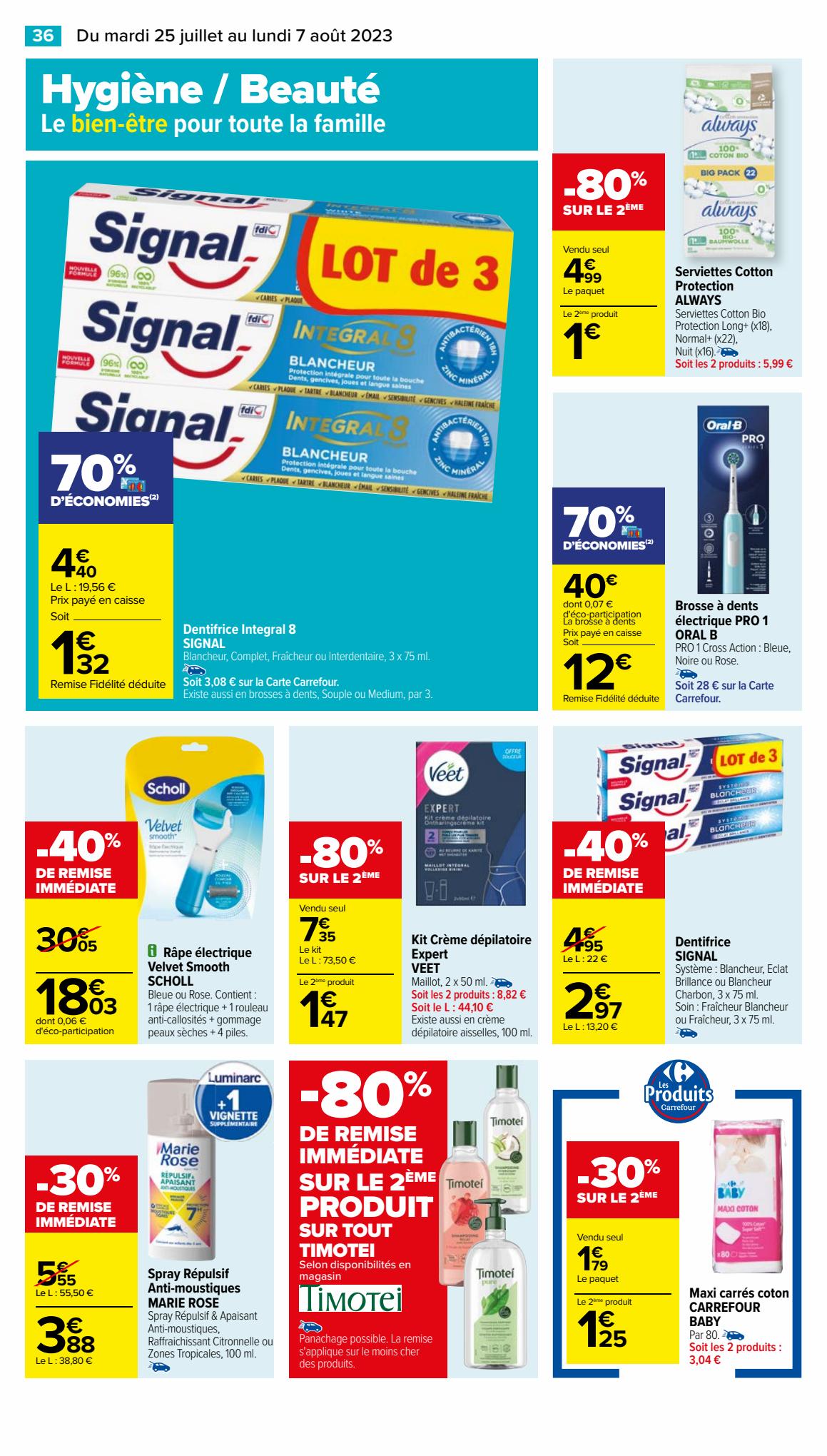 Catalogue Carrefour 25 Juillet – 7 Août 2023 Page 38