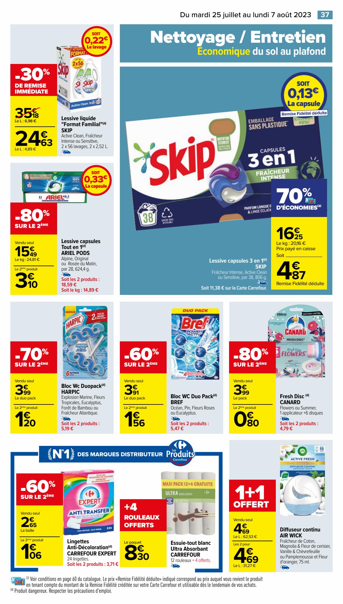Catalogue Carrefour 25 Juillet – 7 Août 2023 Page 39
