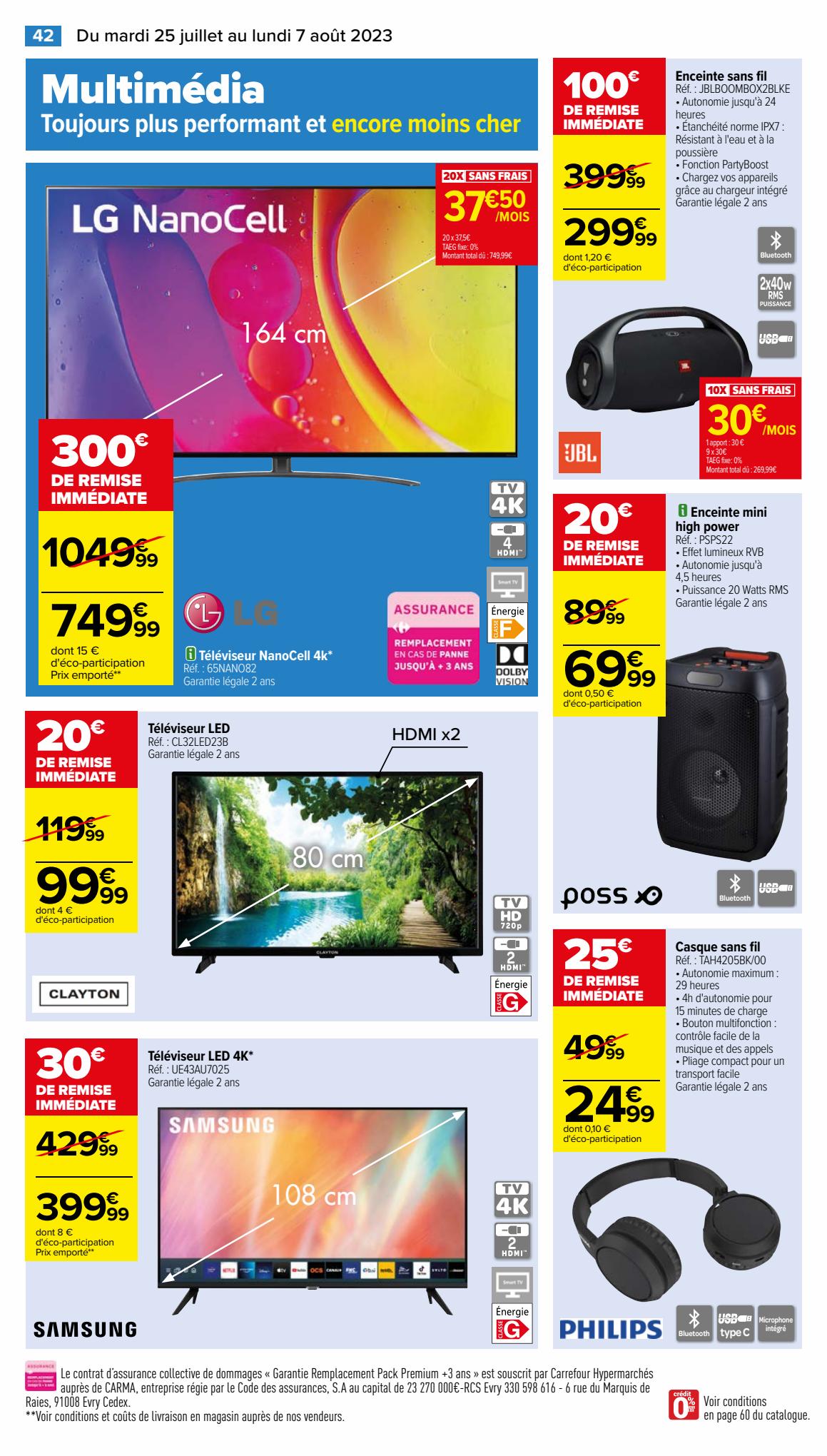Catalogue Carrefour 25 Juillet – 7 Août 2023 Page 44