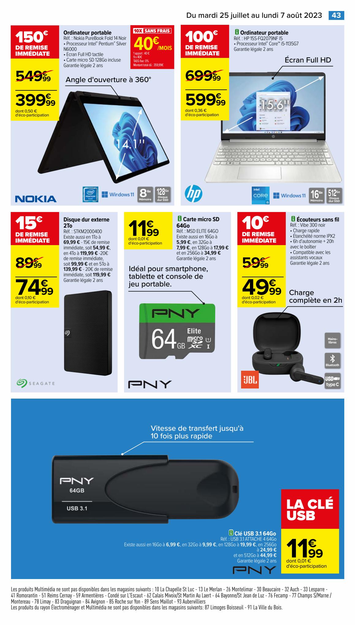 Catalogue Carrefour 25 Juillet – 7 Août 2023 Page 45