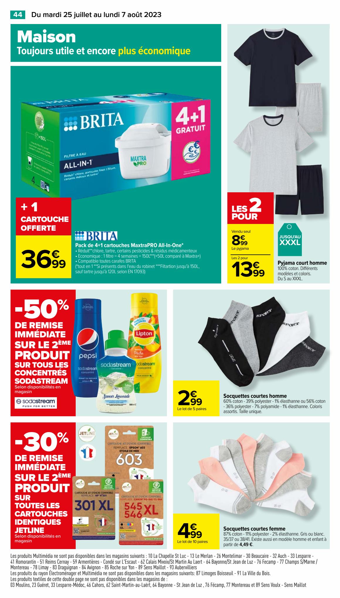 Catalogue Carrefour 25 Juillet – 7 Août 2023 Page 46