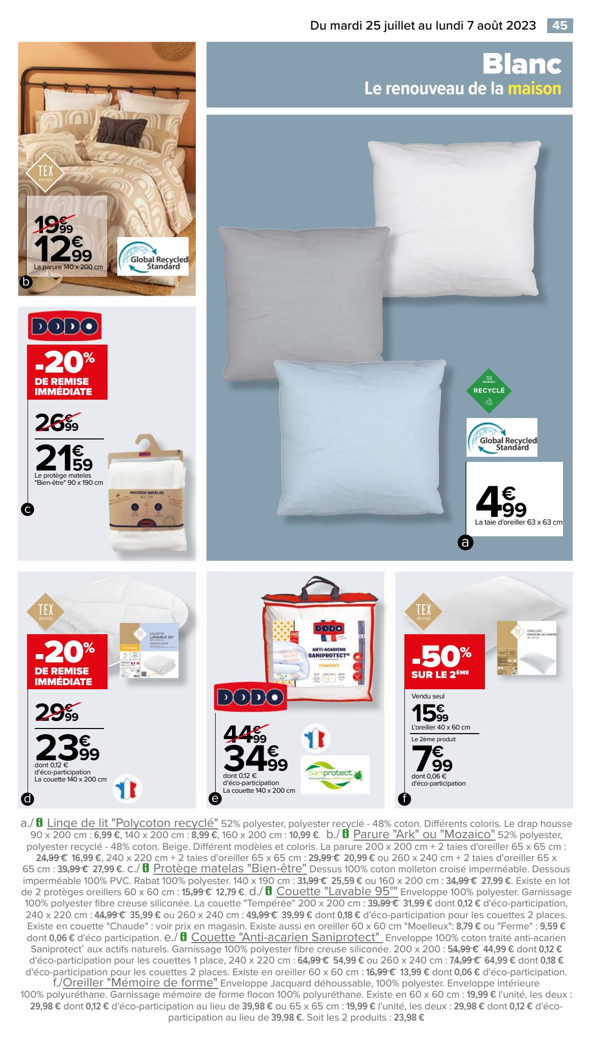 Catalogue Carrefour 25 Juillet – 7 Août 2023 Page 47