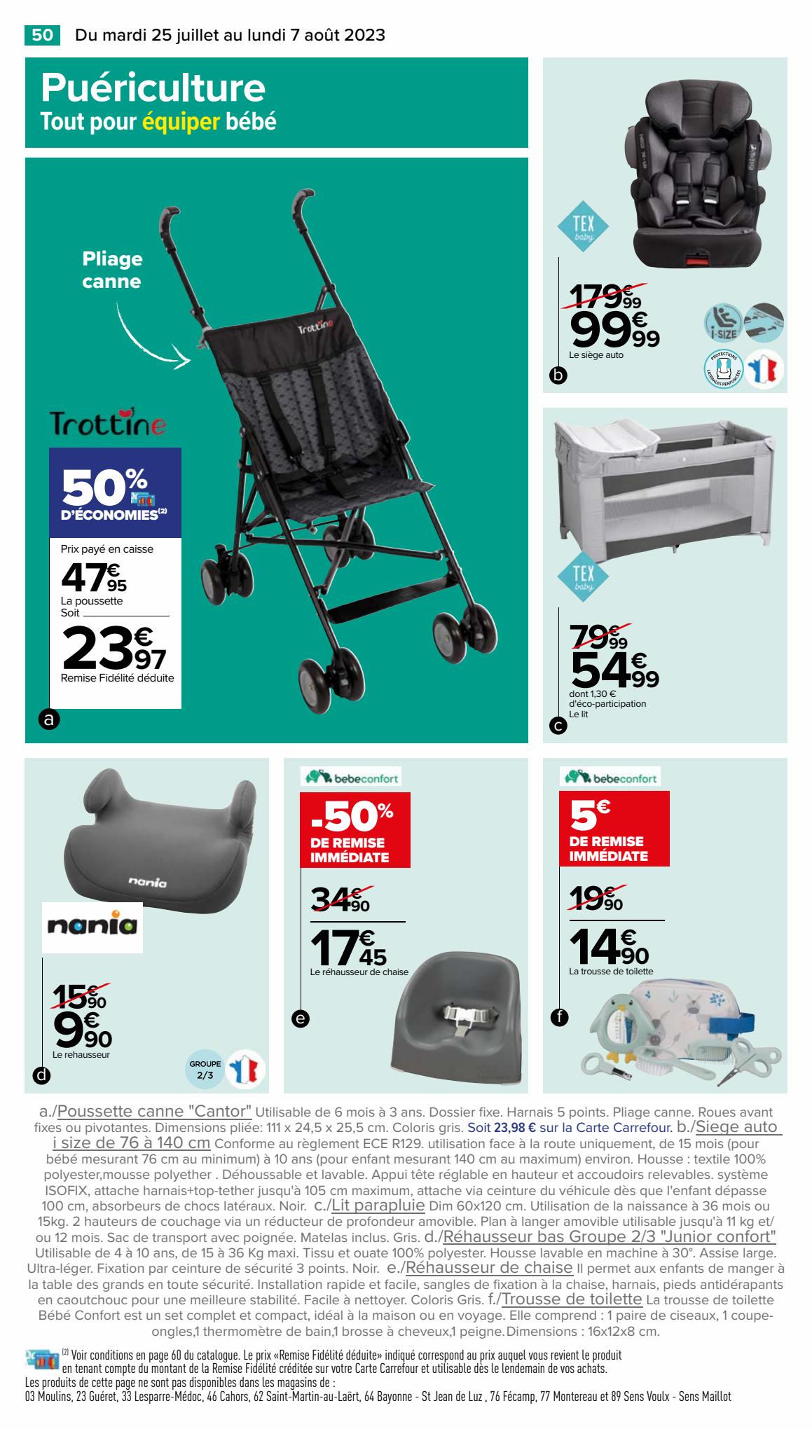 Catalogue Carrefour 25 Juillet – 7 Août 2023 Page 52