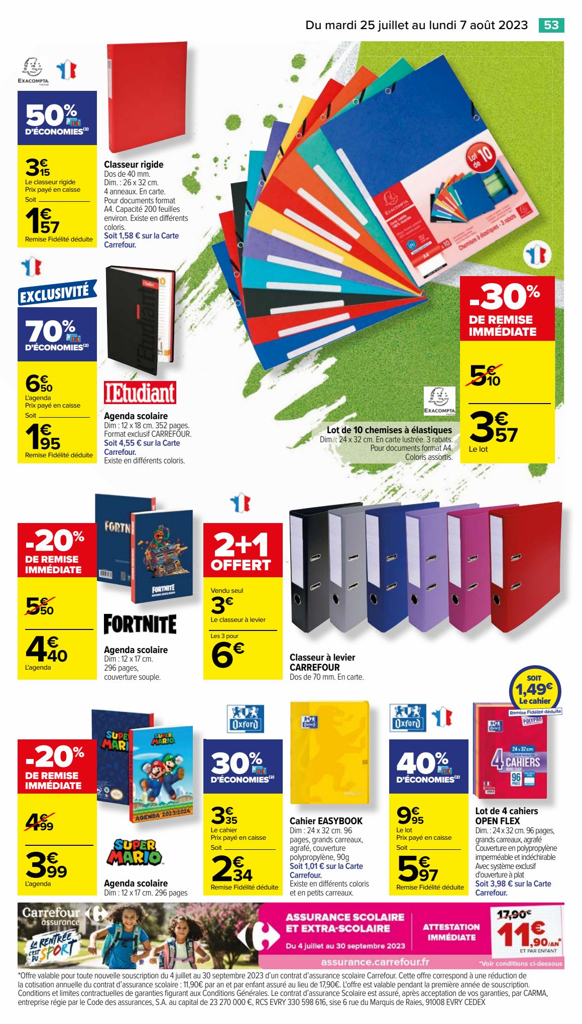 Catalogue Carrefour 25 Juillet – 7 Août 2023 Page 57