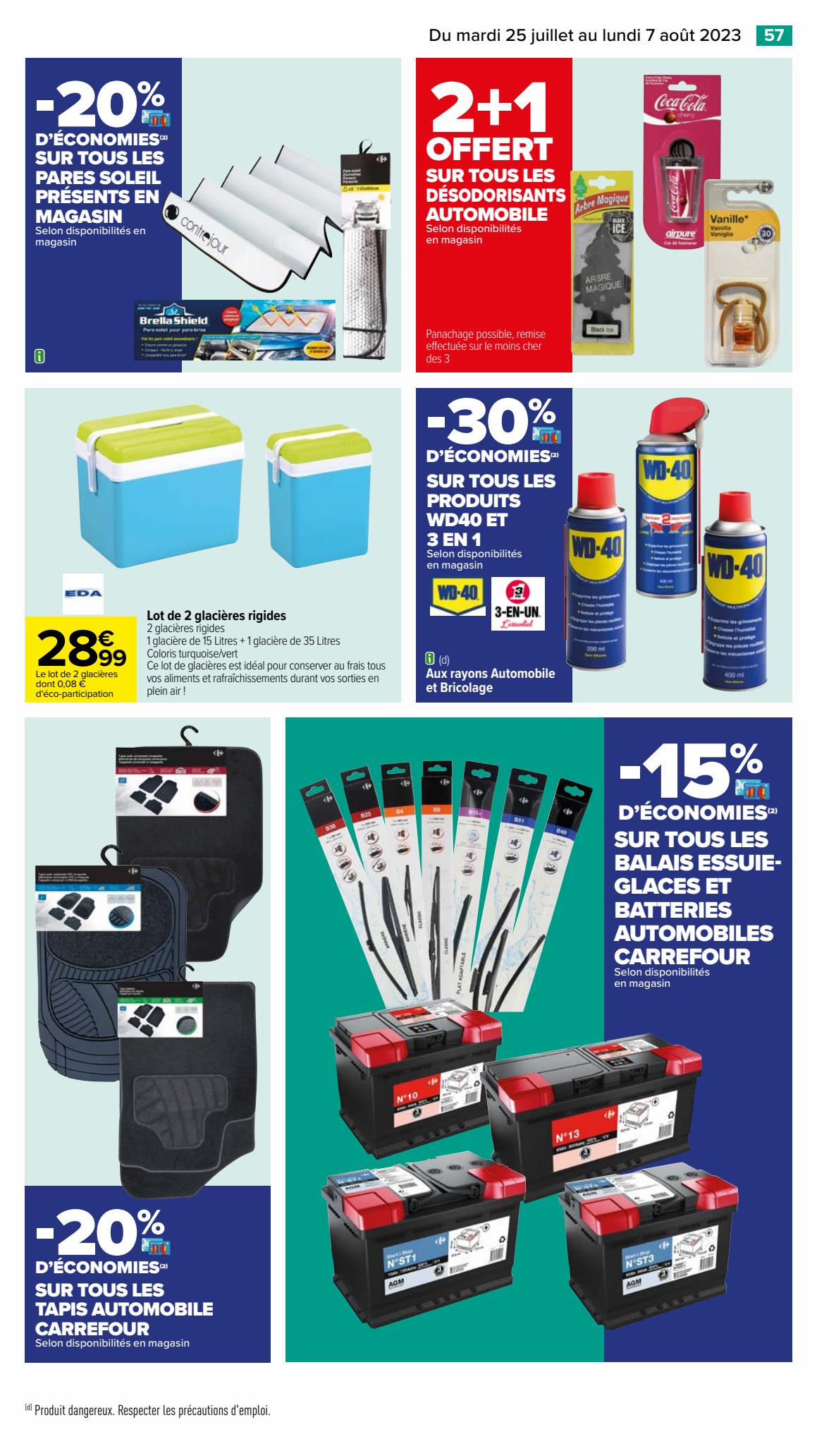 Catalogue Carrefour 25 Juillet – 7 Août 2023 Page 61