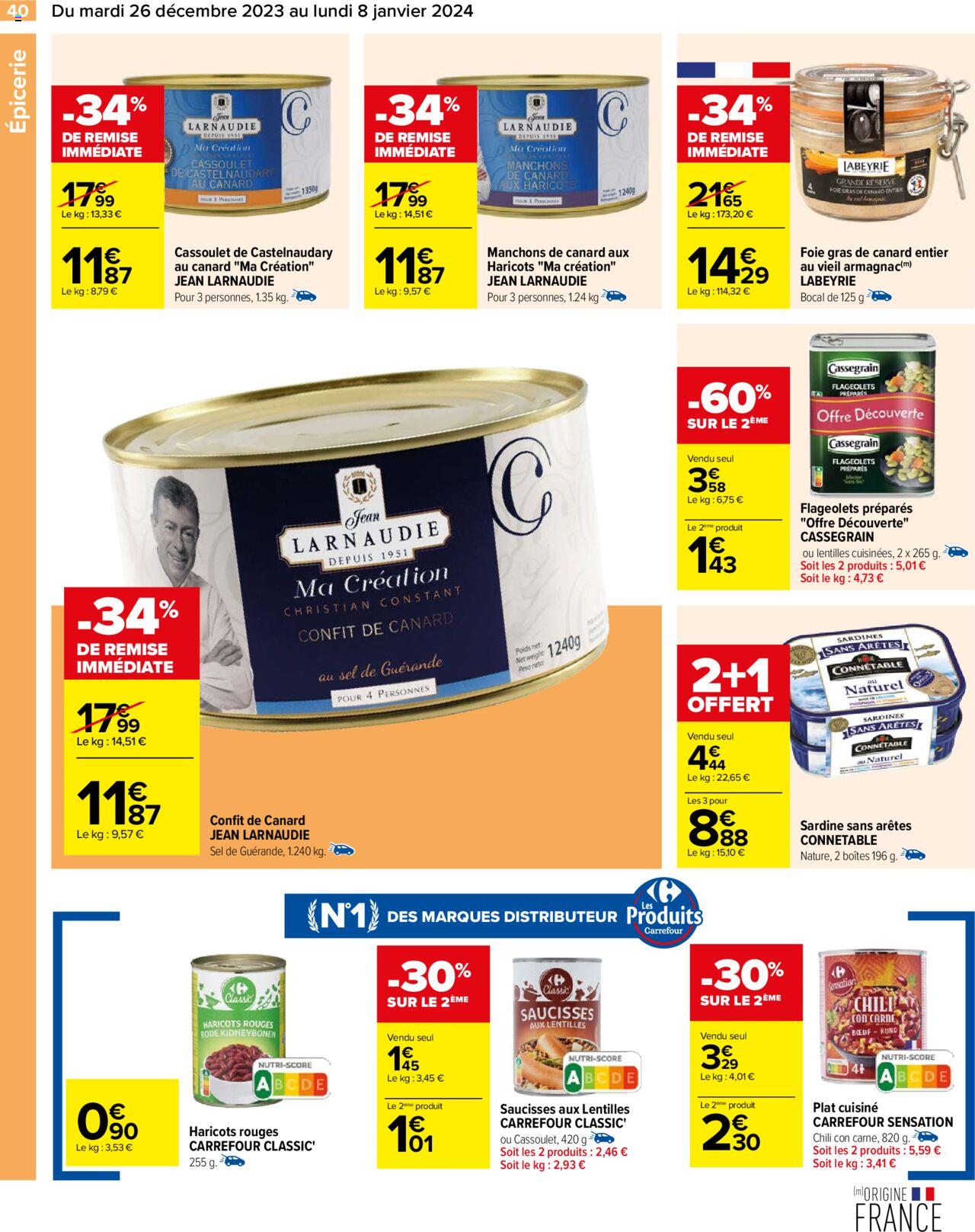 Catalogue Carrefour 26 Dec – 8 Jan 2024 Page 42