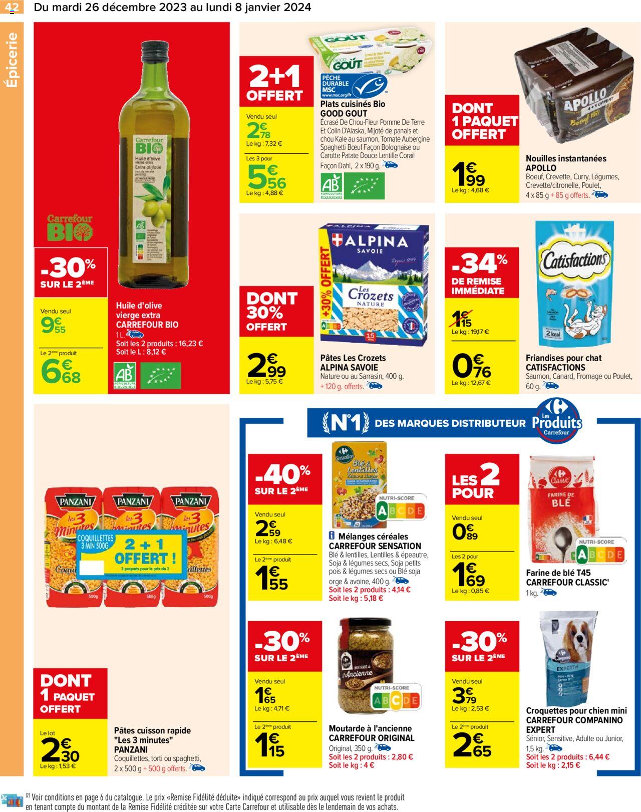 Catalogue Carrefour 26 Dec – 8 Jan 2024 Page 44