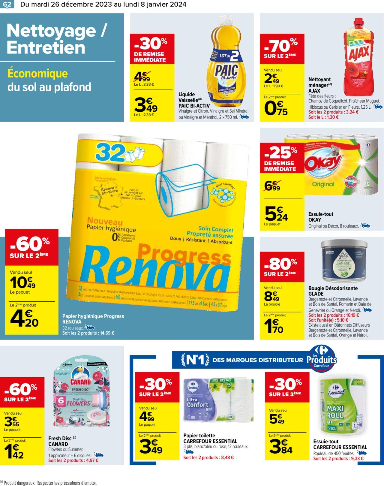 Catalogue Carrefour 26 Dec – 8 Jan 2024 Page 64