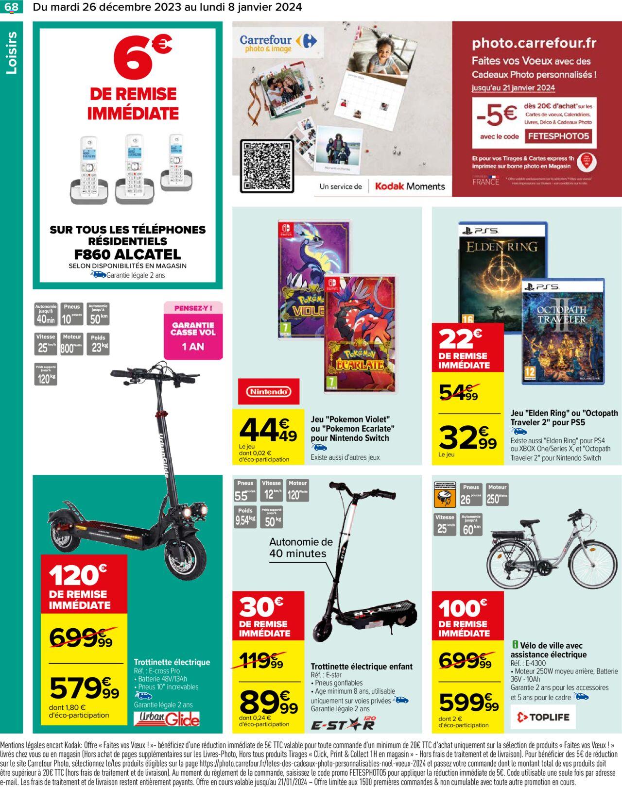 Catalogue Carrefour 26 Dec – 8 Jan 2024 Page 70