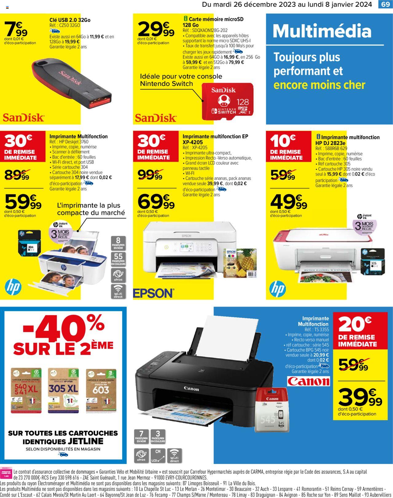 Catalogue Carrefour 26 Dec – 8 Jan 2024 Page 71