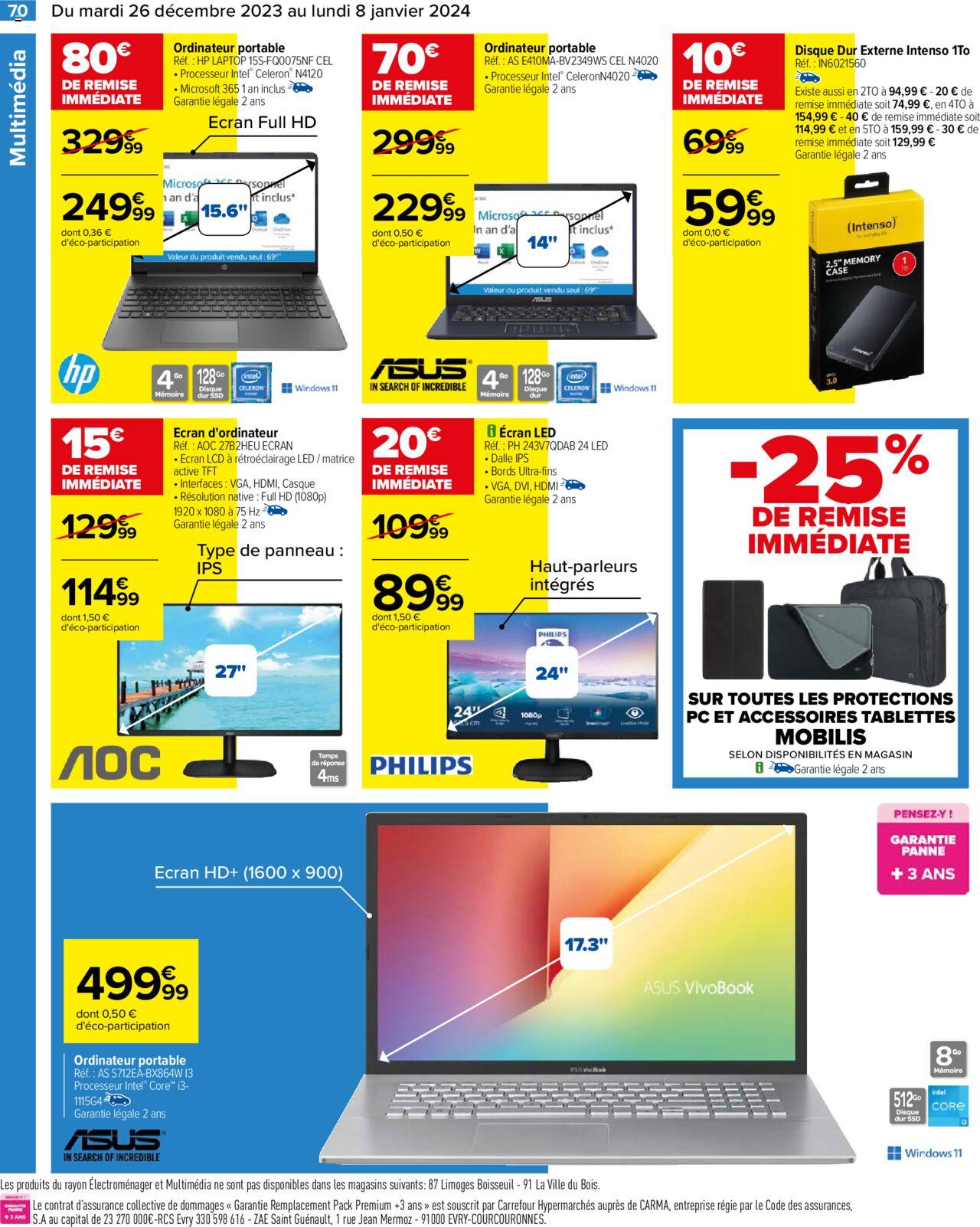 Catalogue Carrefour 26 Dec – 8 Jan 2024 Page 72