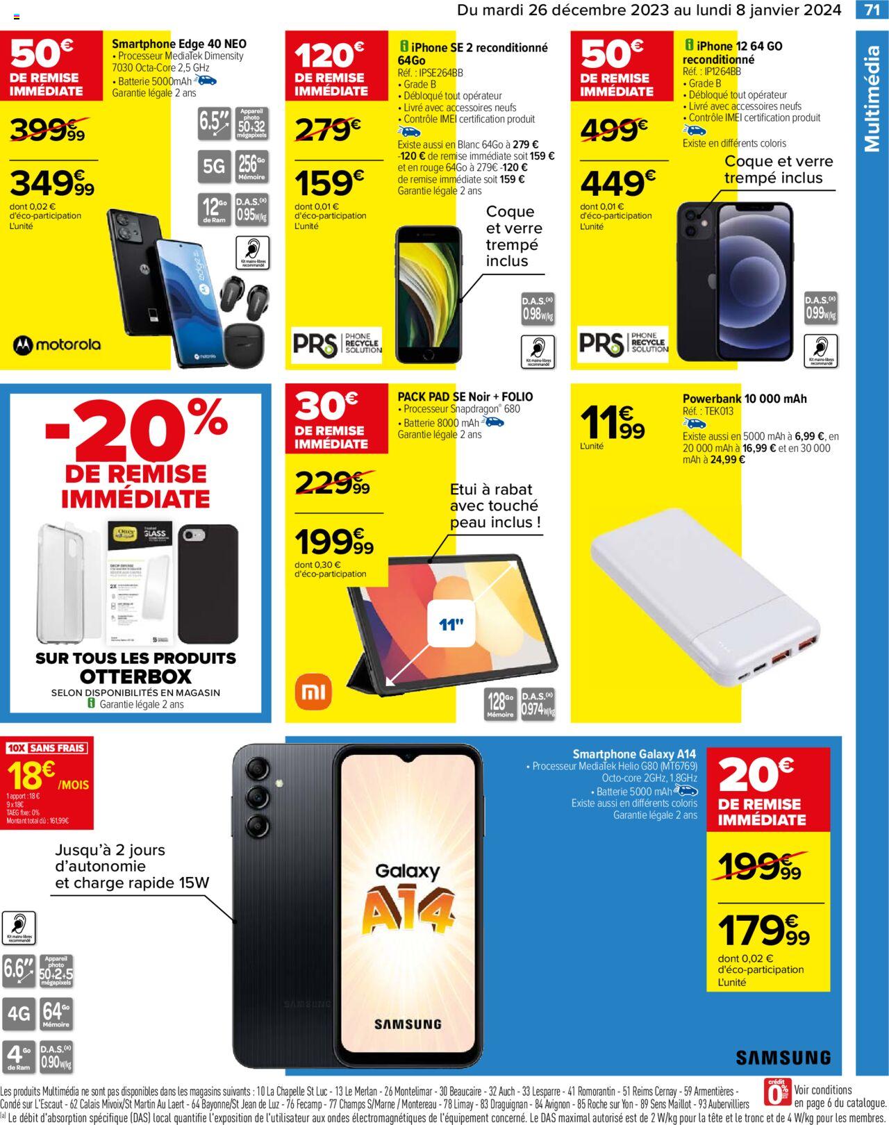 Catalogue Carrefour 26 Dec – 8 Jan 2024 Page 73