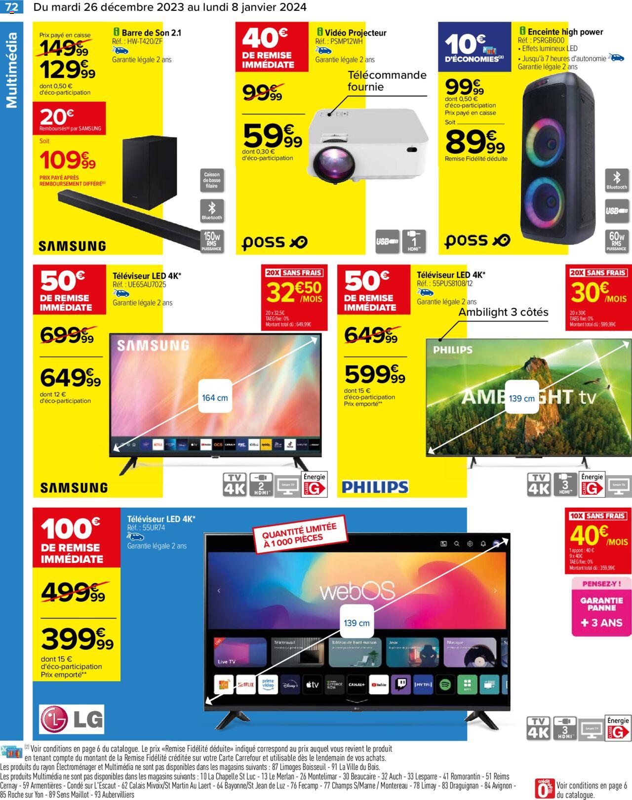Catalogue Carrefour 26 Dec – 8 Jan 2024 Page 74