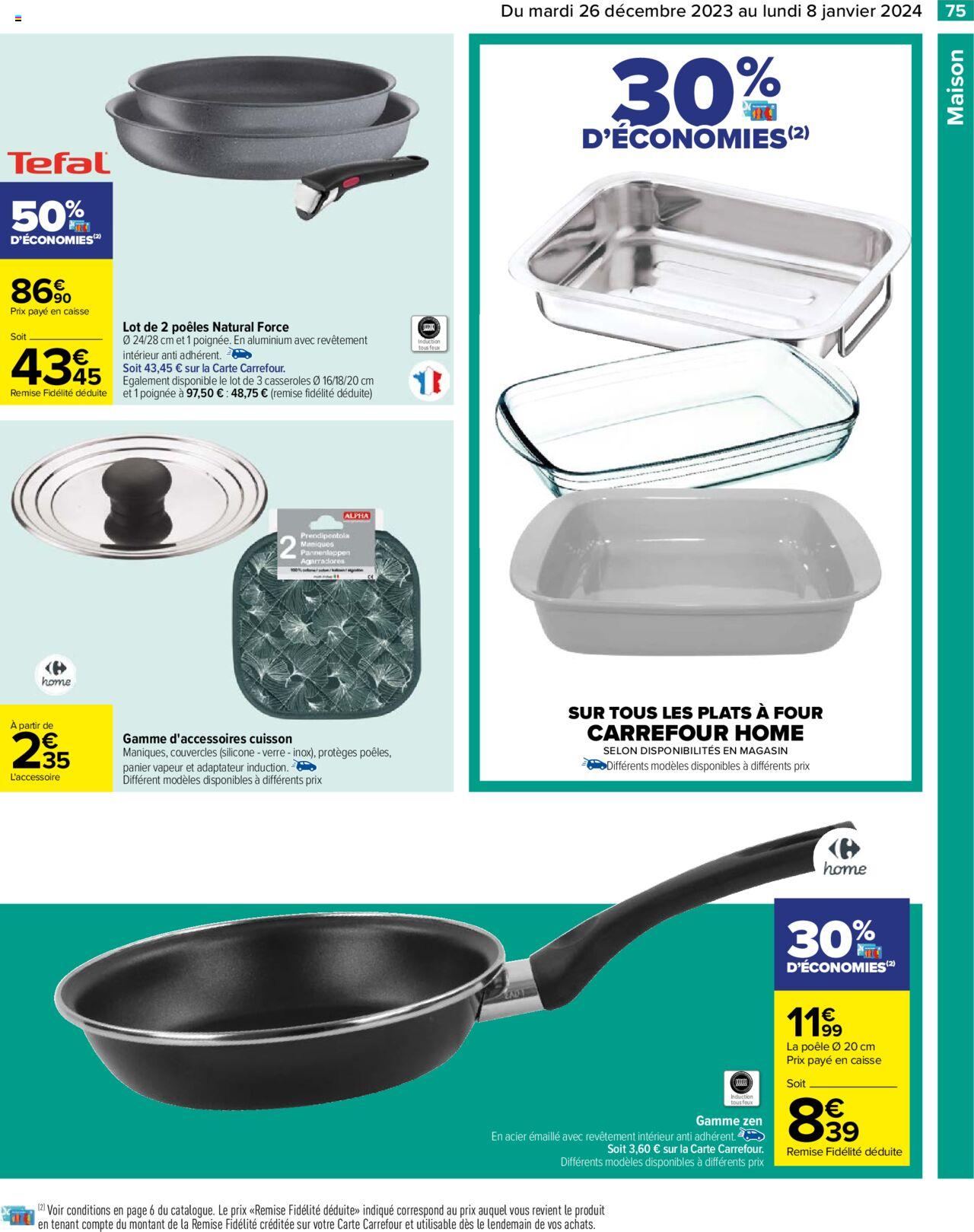 Catalogue Carrefour 26 Dec – 8 Jan 2024 Page 77