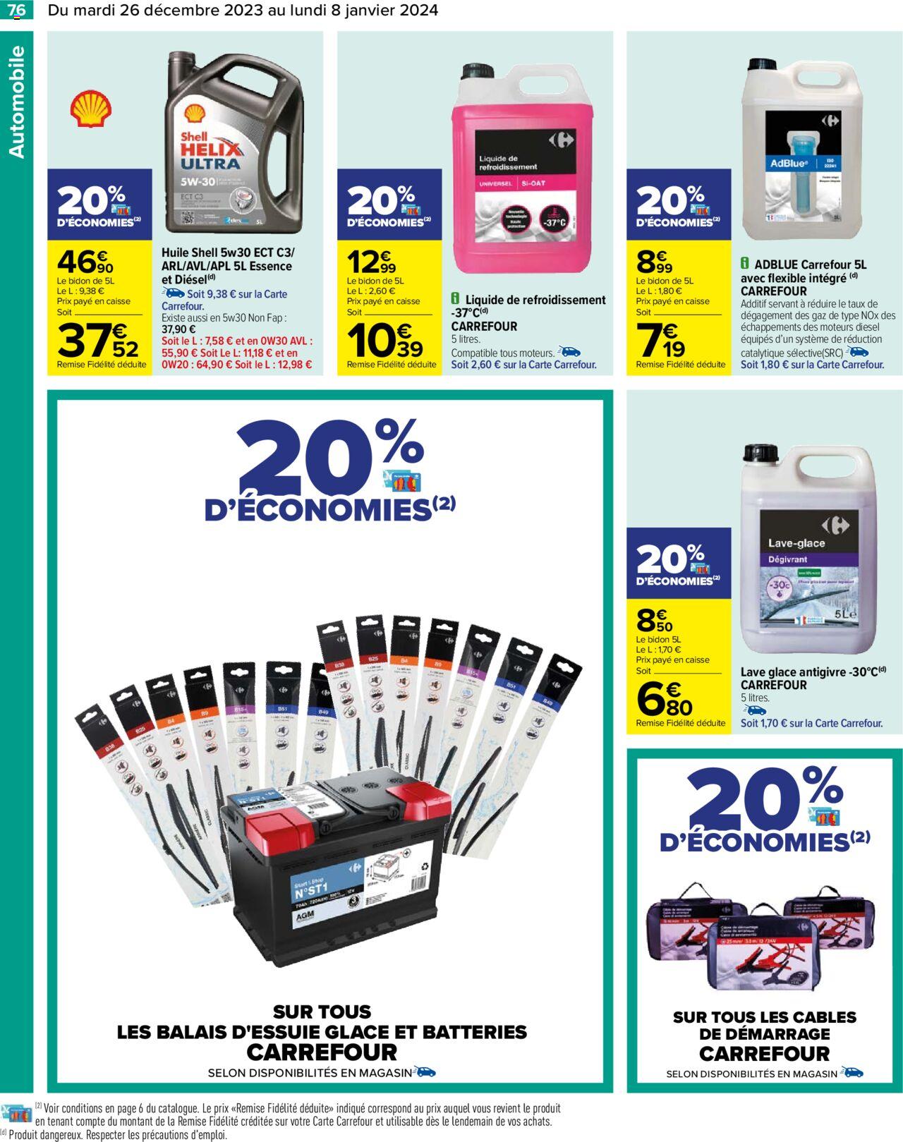 Catalogue Carrefour 26 Dec – 8 Jan 2024 Page 78