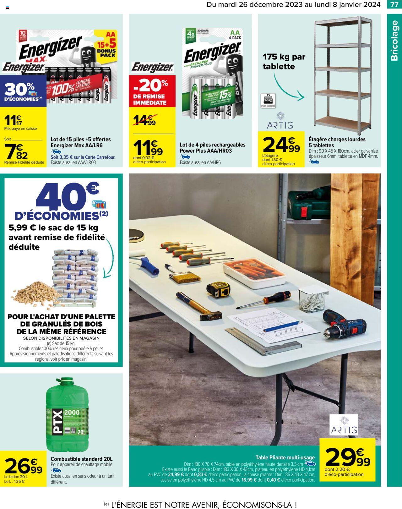 Catalogue Carrefour 26 Dec – 8 Jan 2024 Page 79