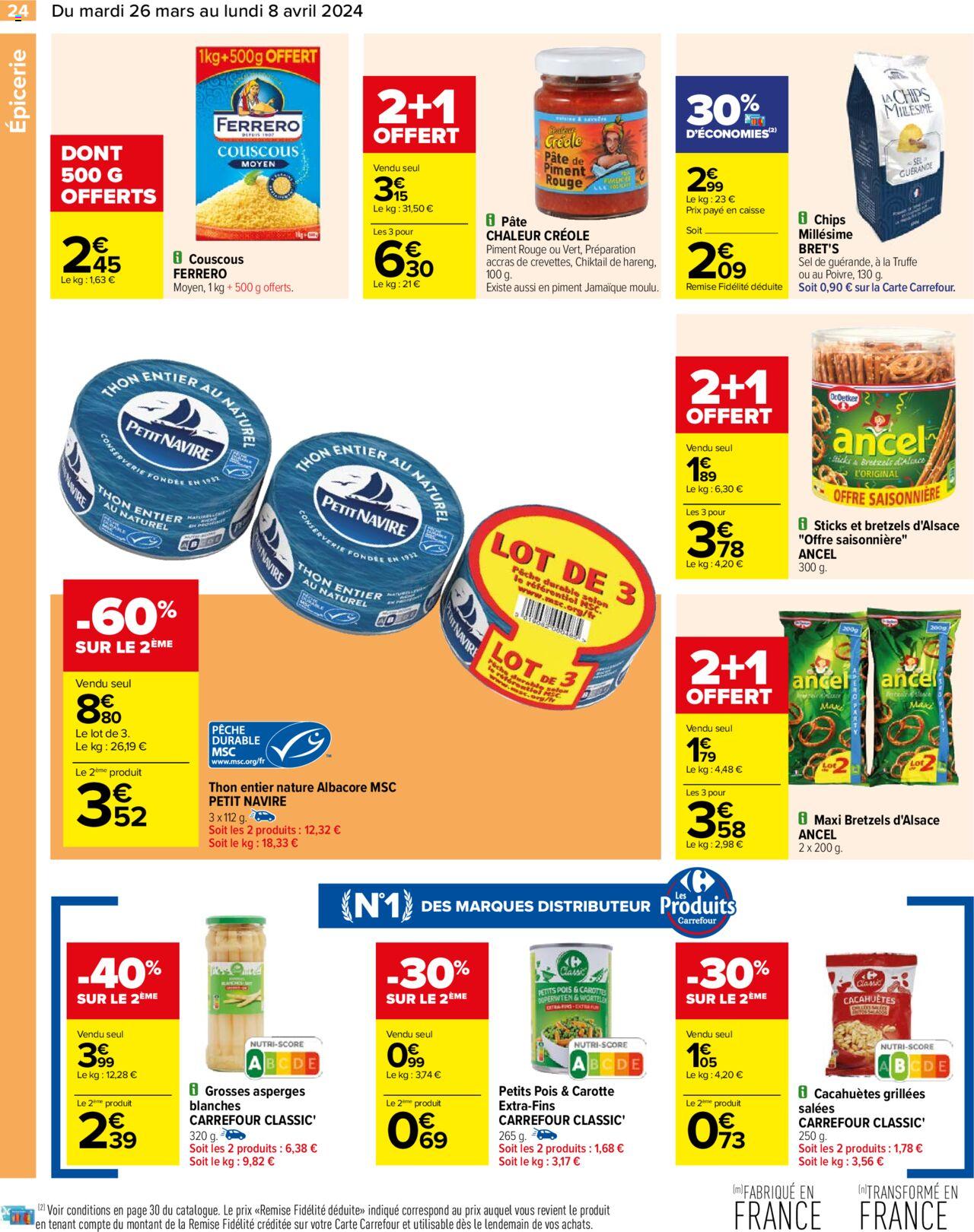 Catalogue Carrefour 26 Mar – 8 Avr 2024 Page 26