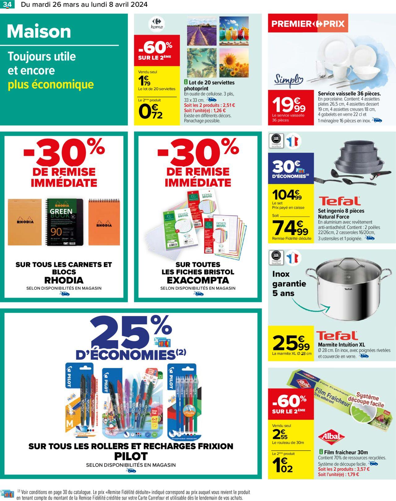 Catalogue Carrefour 26 Mar – 8 Avr 2024 Page 36
