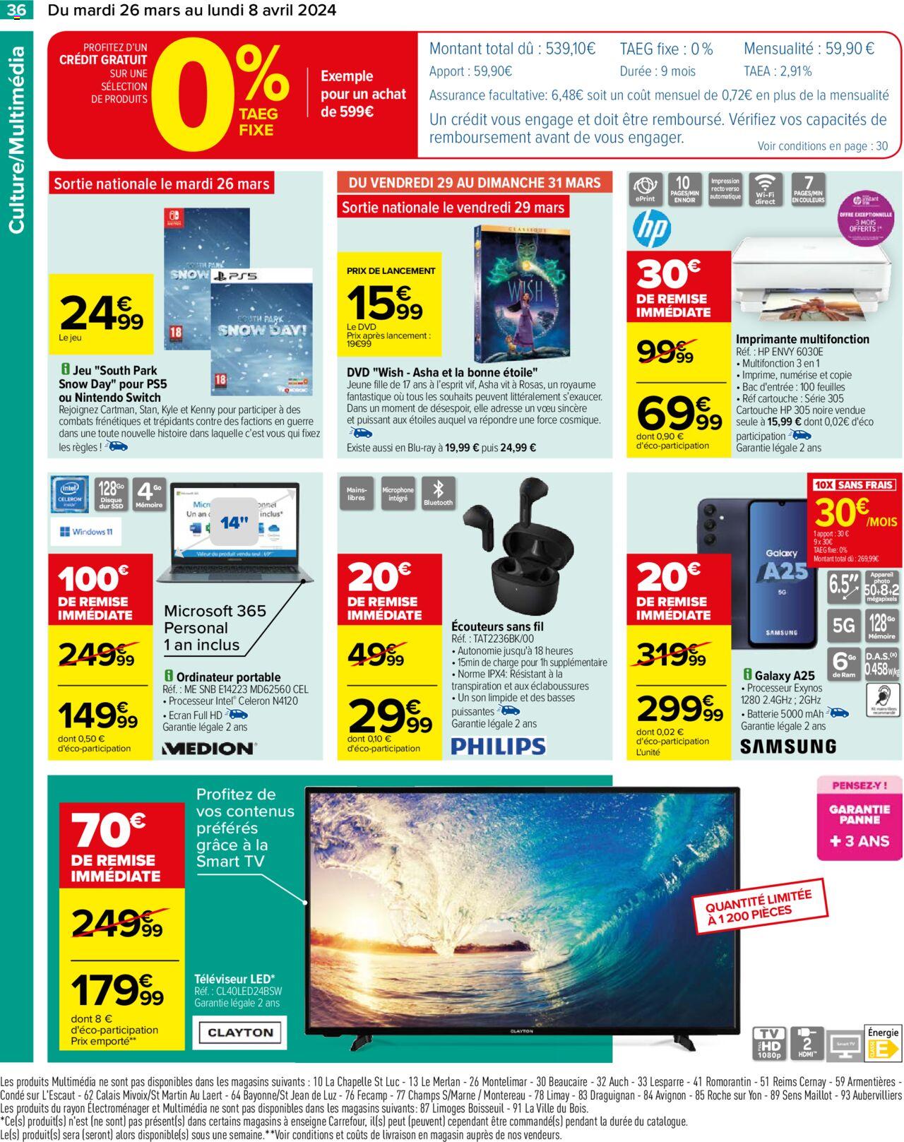 Catalogue Carrefour 26 Mar – 8 Avr 2024 Page 38
