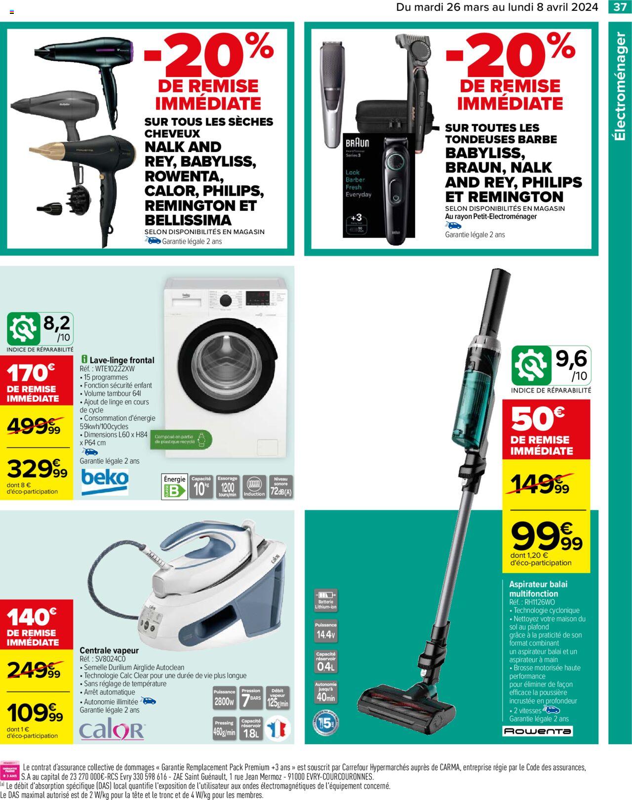 Catalogue Carrefour 26 Mar – 8 Avr 2024 Page 39