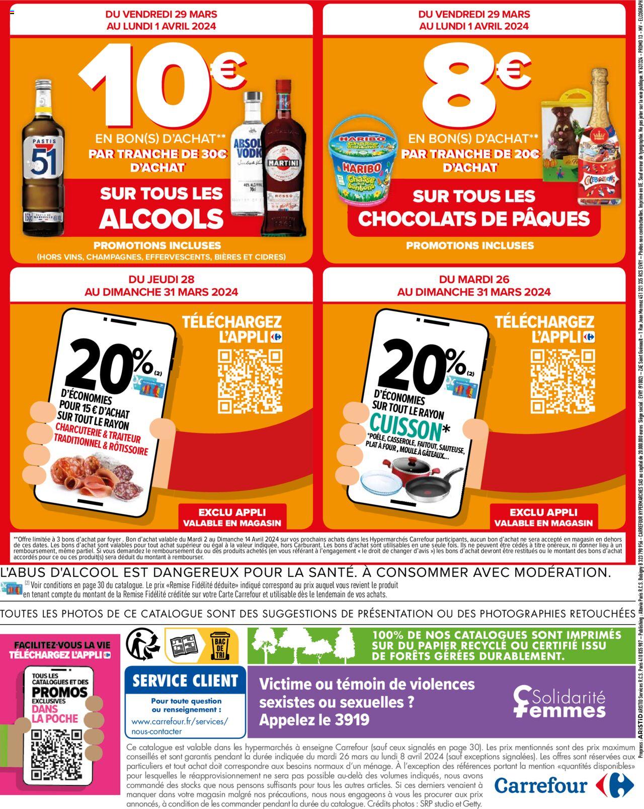 Catalogue Carrefour 26 Mar – 8 Avr 2024 Page 42