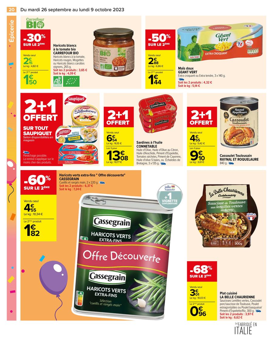 Catalogue Carrefour 26 Septembre – 8 Octobre 2023 Page 26
